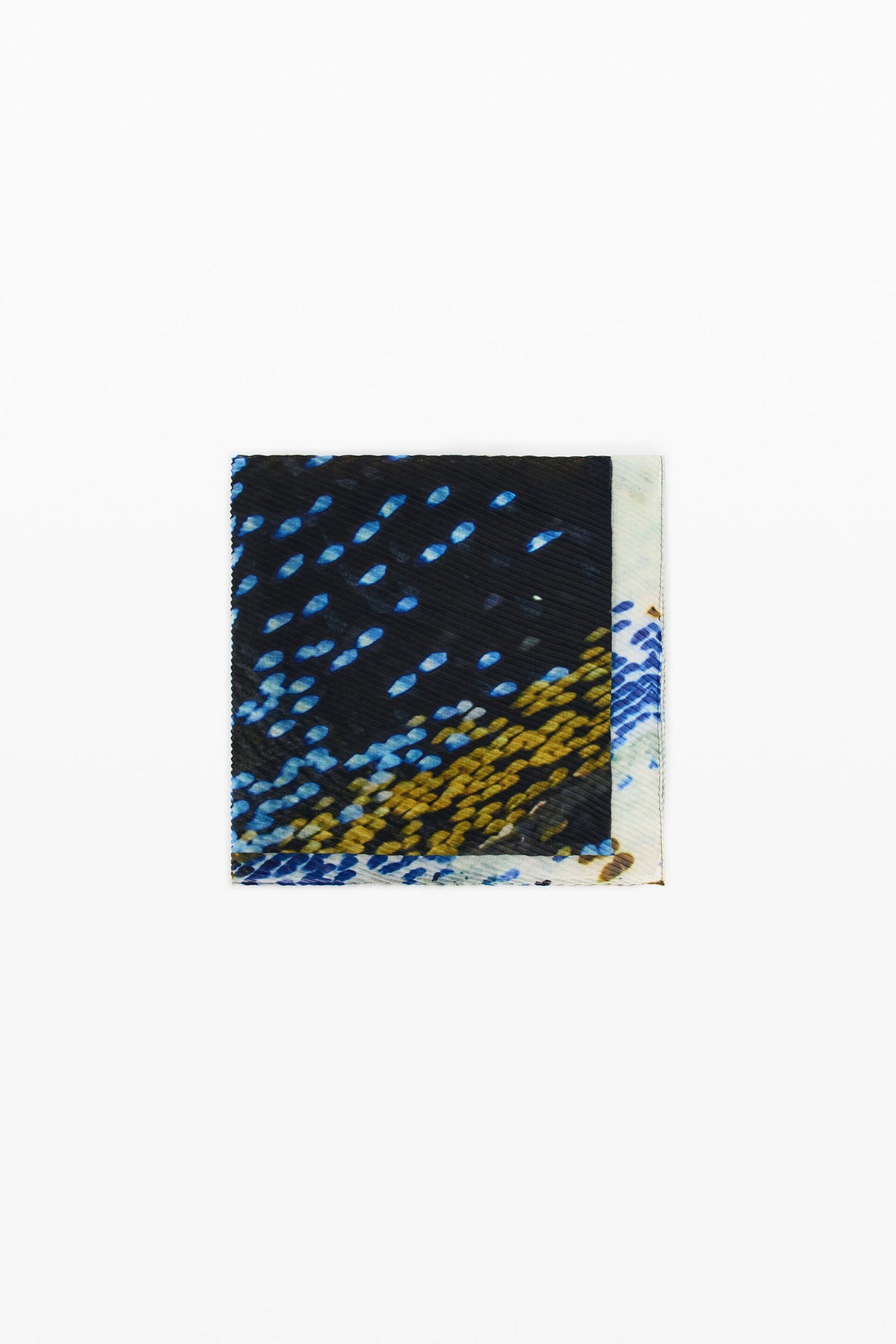 Foulard Rettangolare Stampato - Nero
