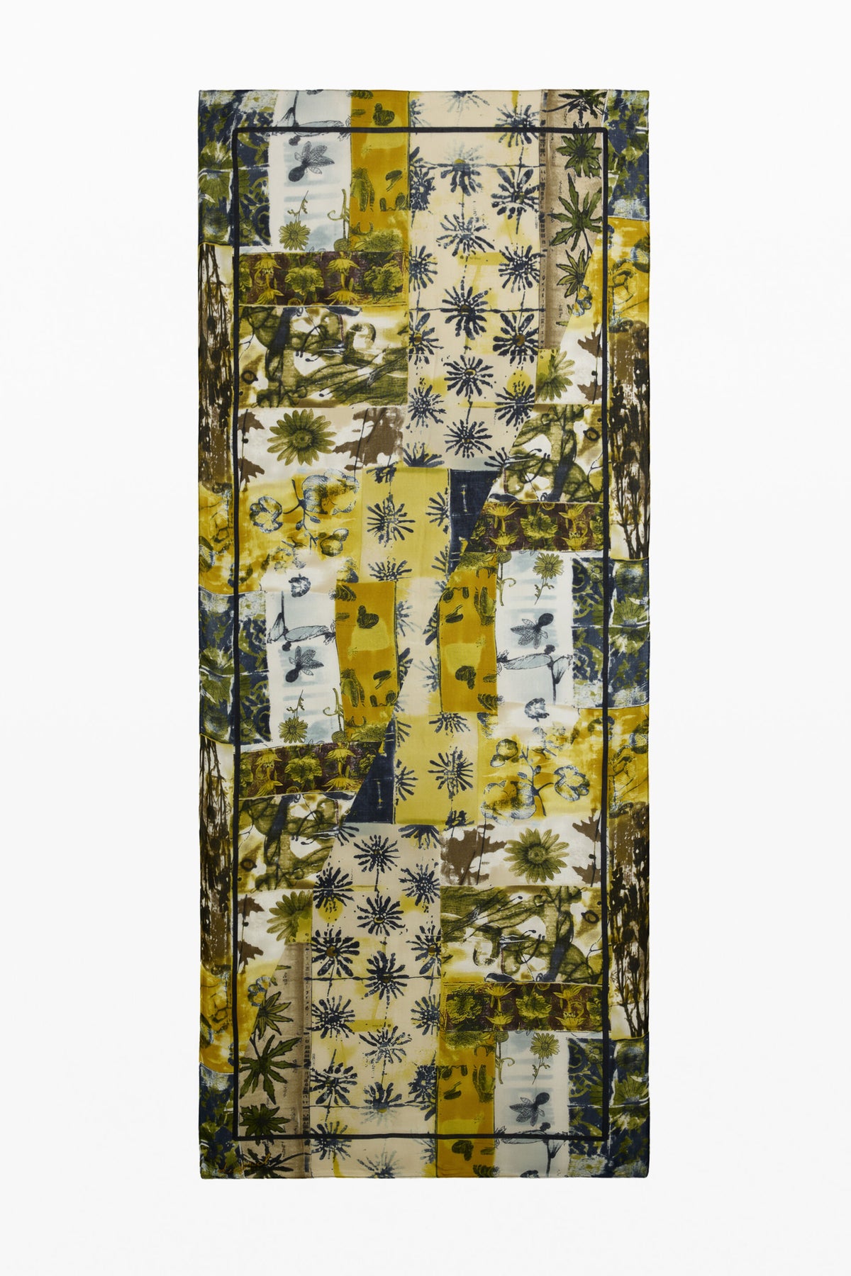Foulard Stampato Rettangolare - Verde