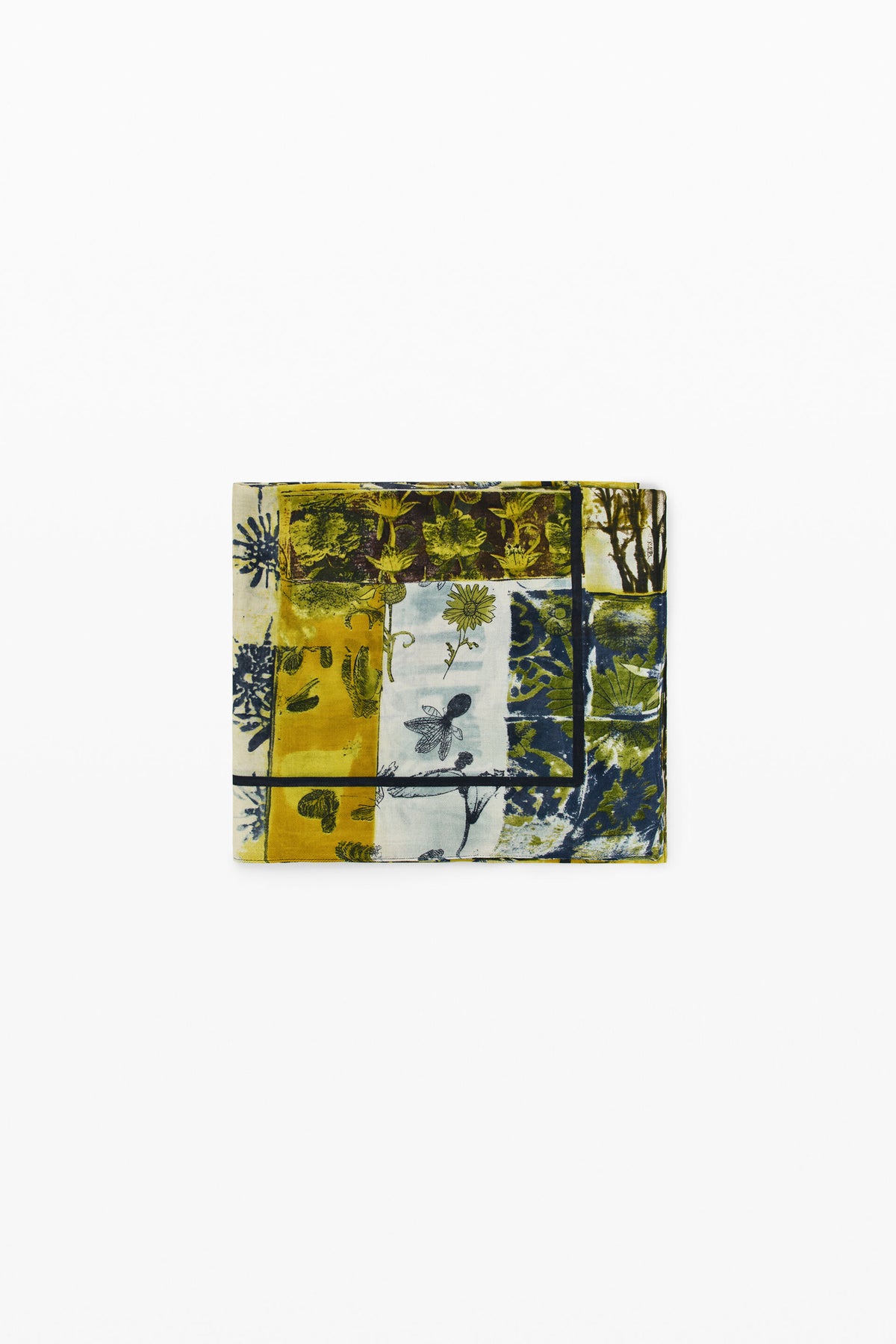 Foulard Stampato Rettangolare - Verde
