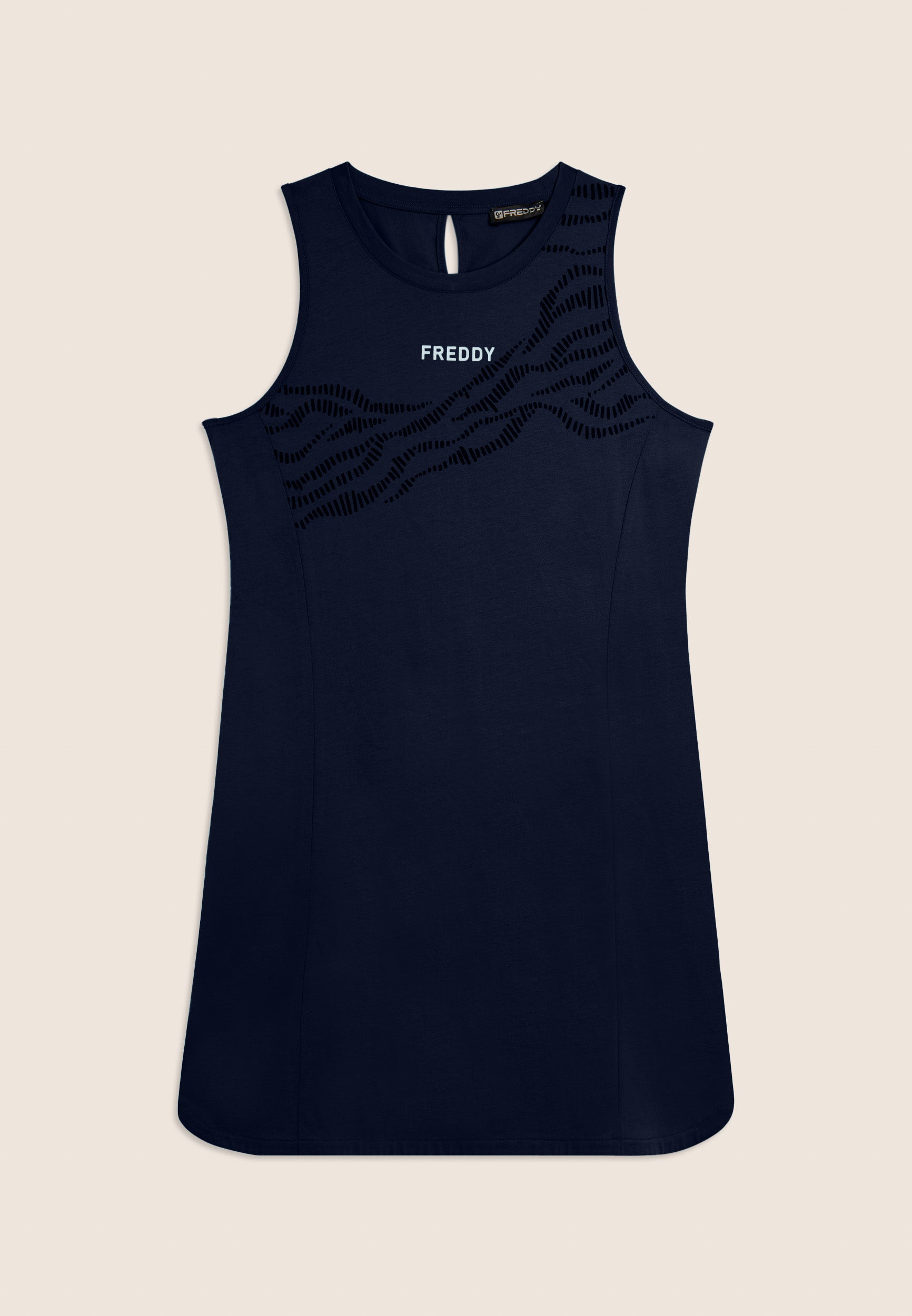 Freddy Abito con Motivo Grafico e Cut-Out Blu