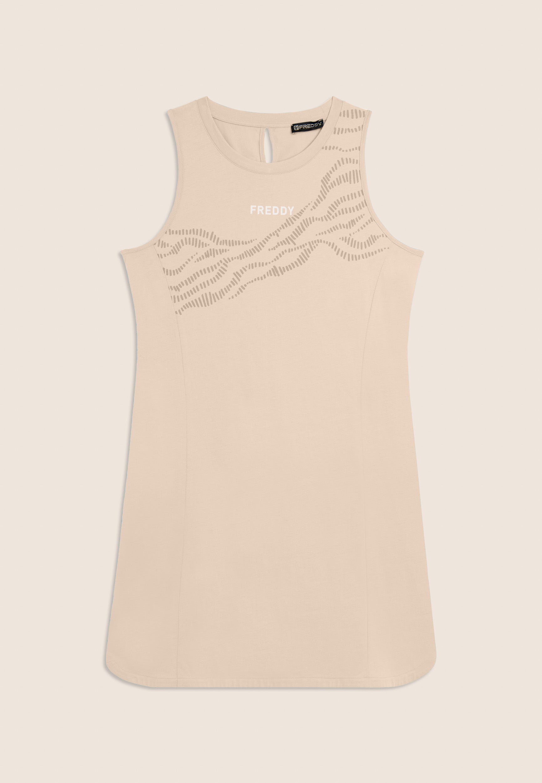 Freddy Abito con Motivo Grafico e Cut-Out Grigio