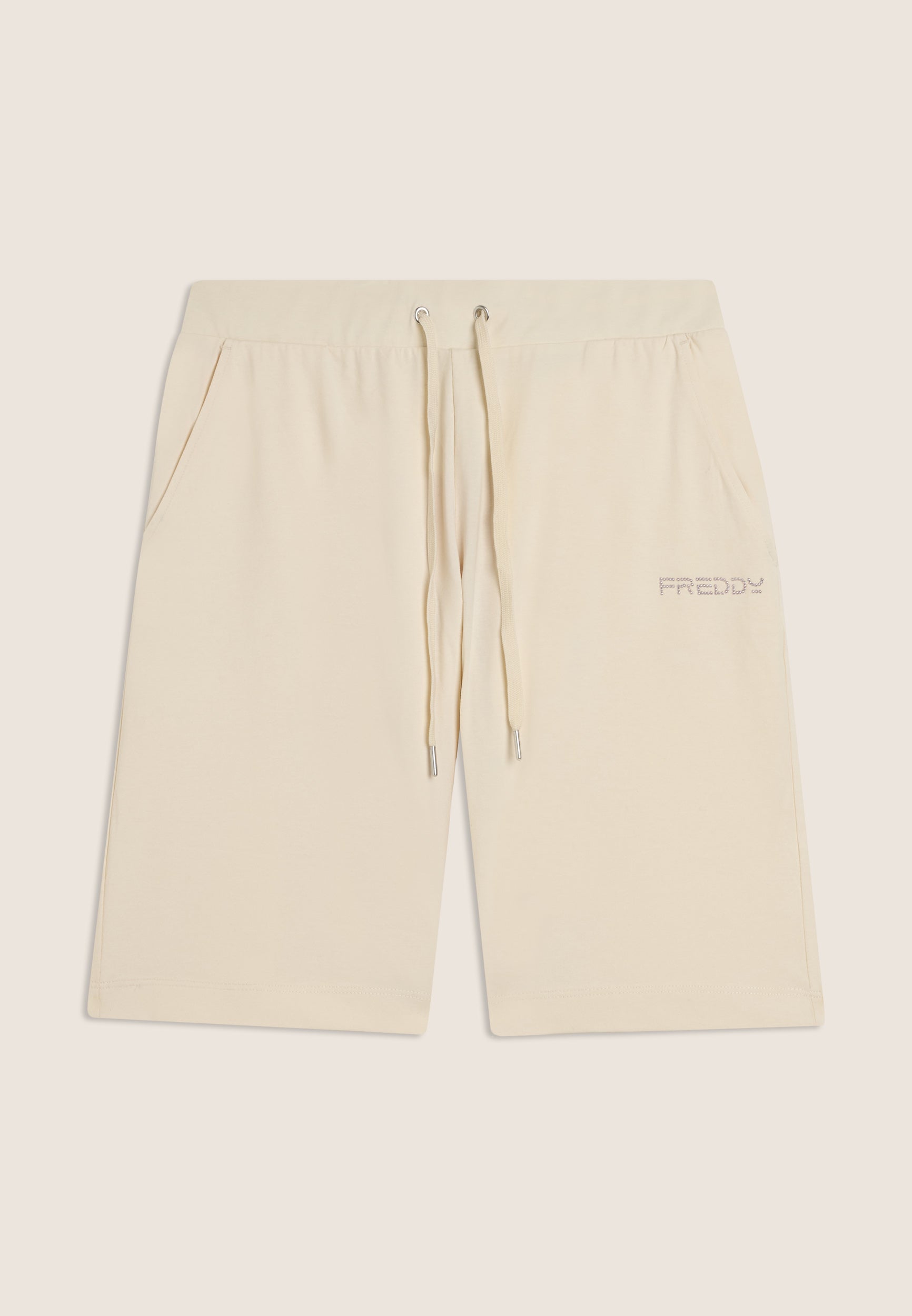 Freddy Bermuda in Jersey con Coulisse e Logo Grigio