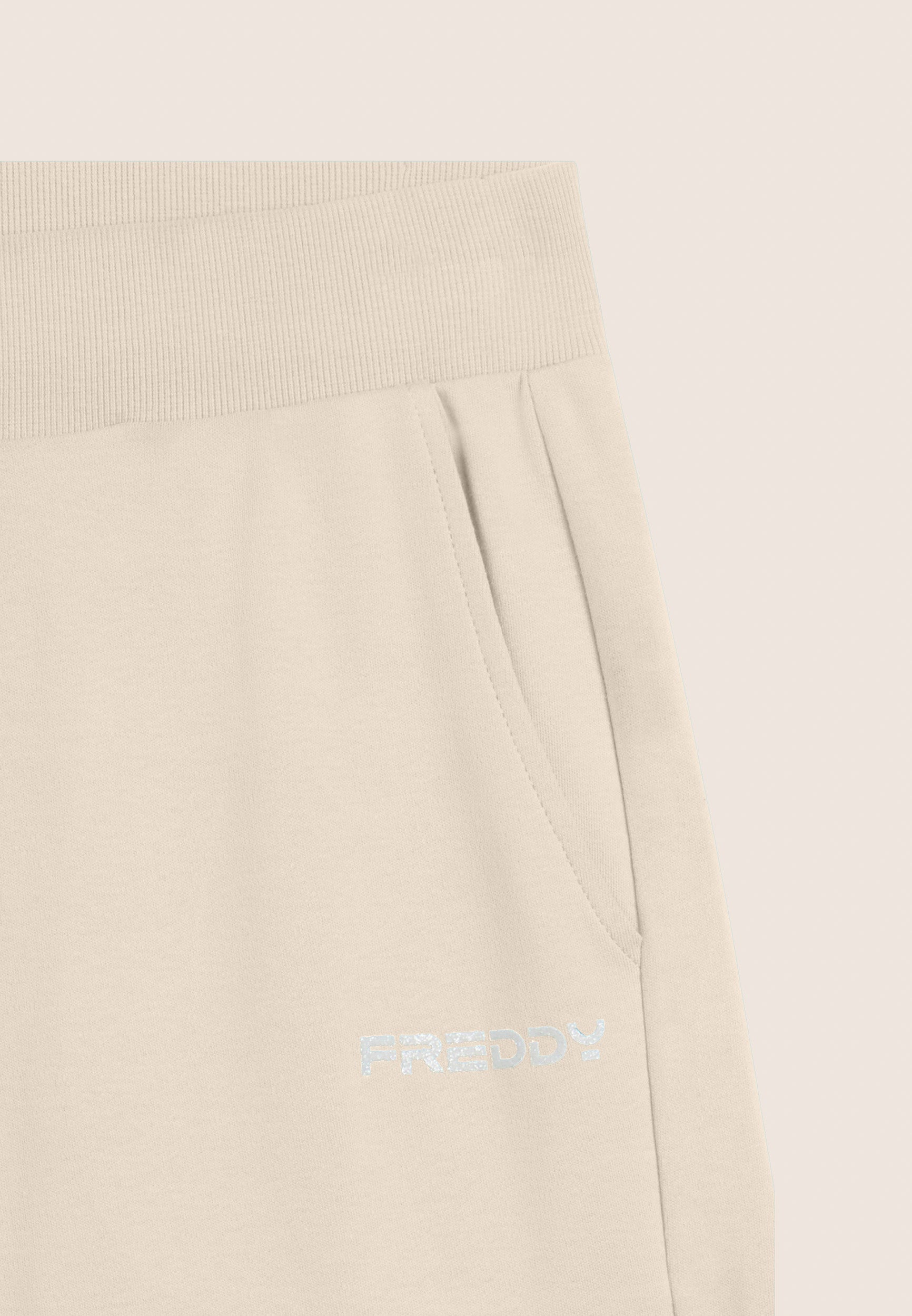 Freddy Bermuda Logo Glitter Grigio