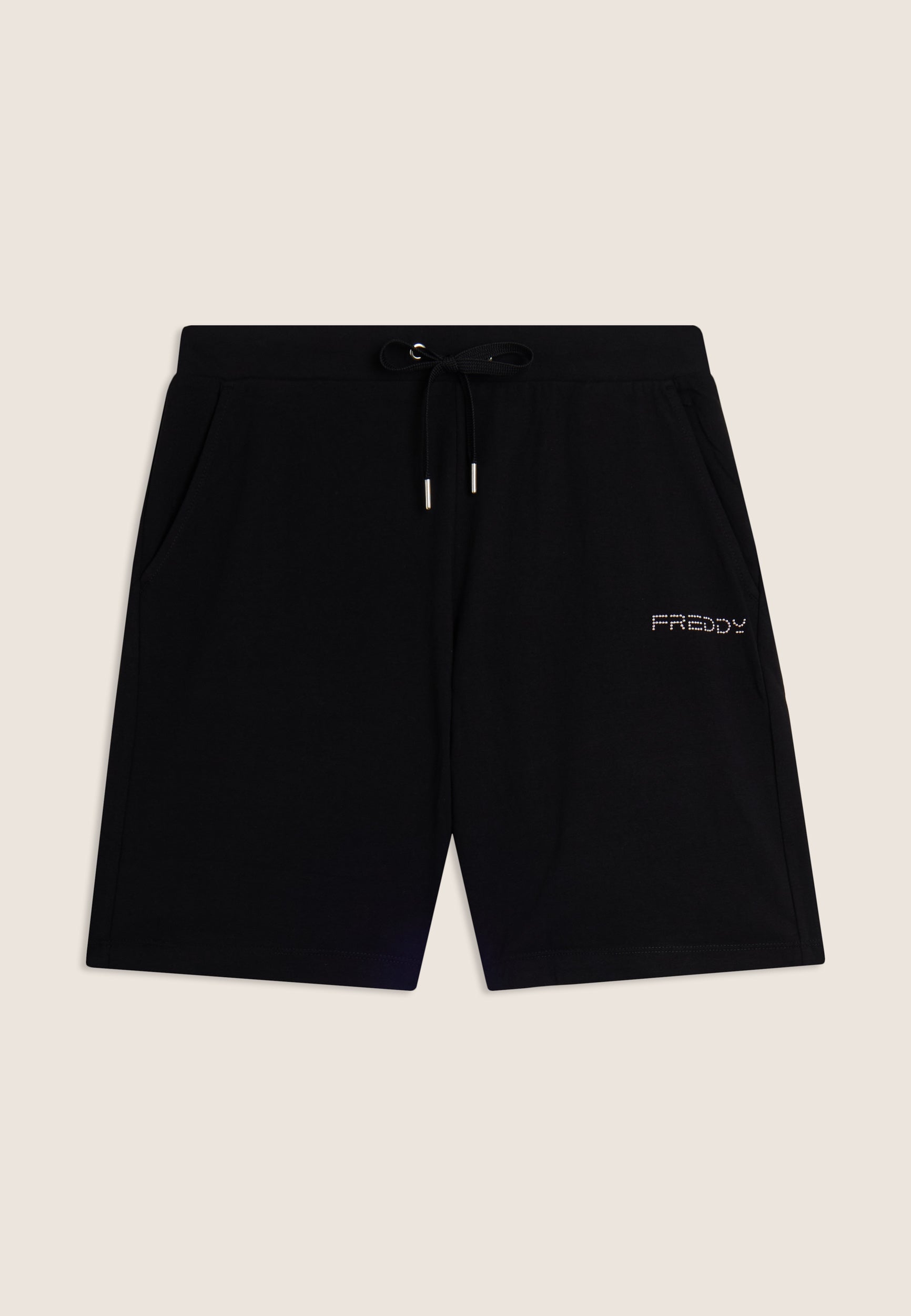 Freddy Bermuda Tuta in Cotone Nero