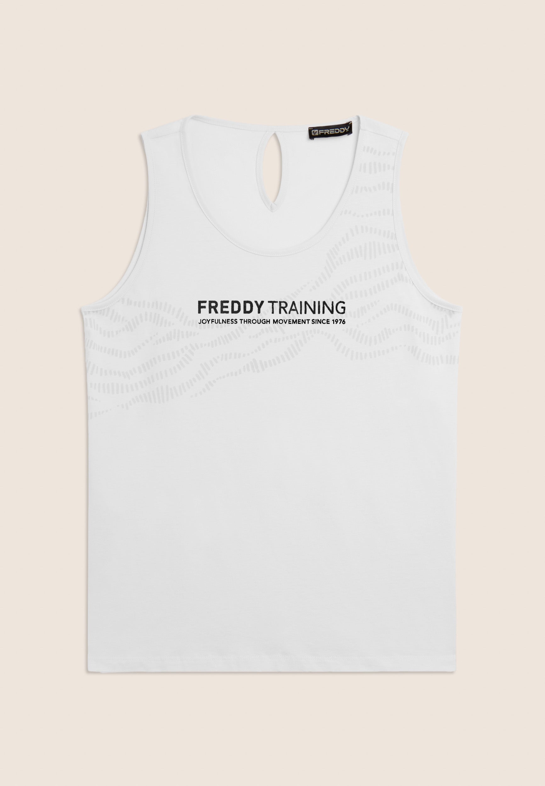 Freddy Canotta con Cut-Out Training Bianco