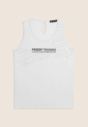 Freddy Canotta con Cut-Out Training Bianco