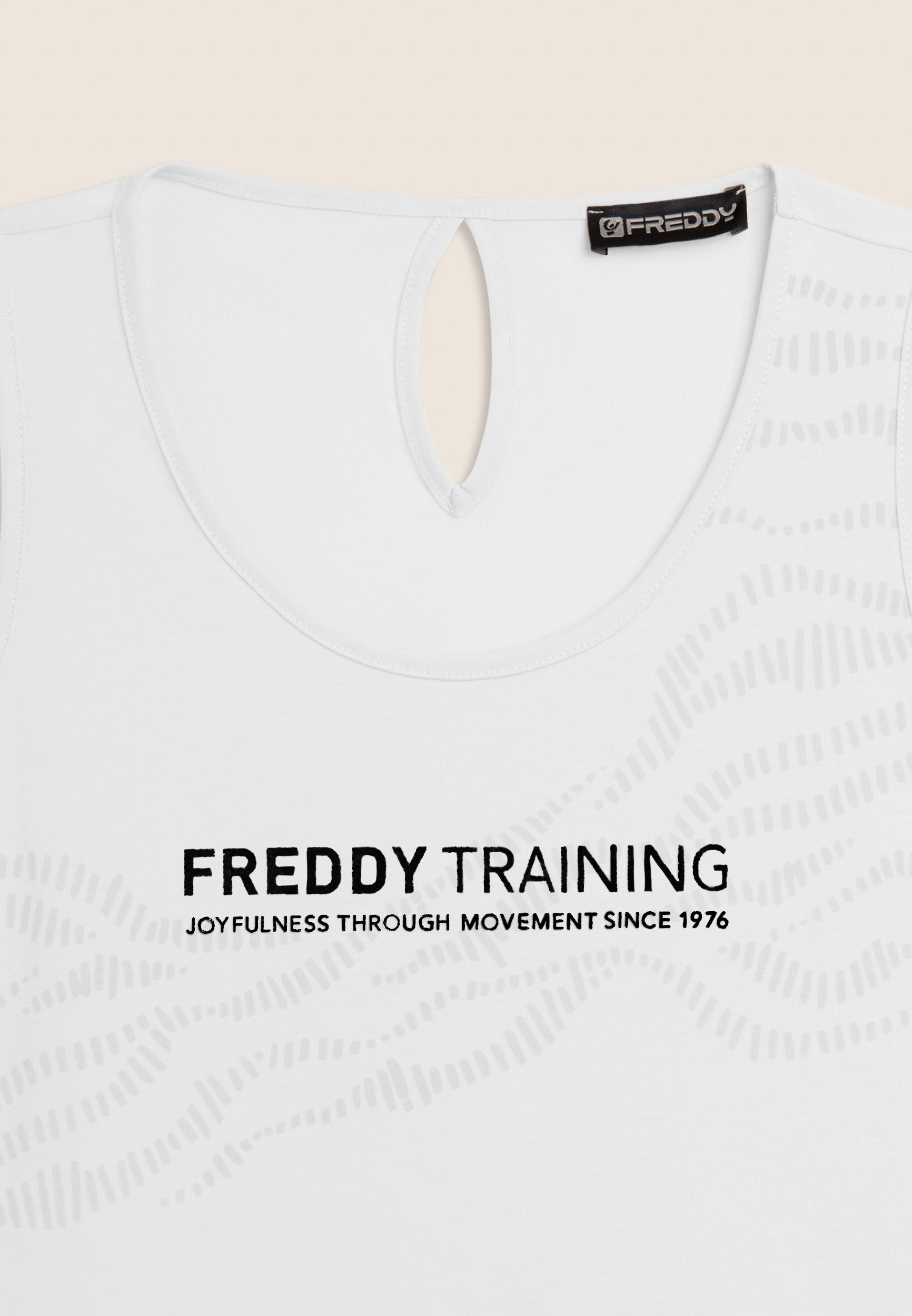Freddy Canotta con Cut-Out Training Bianco