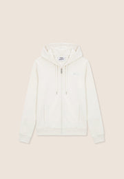 Felpa con Zip e Cappuccio e Finiture Elastiche con Logo