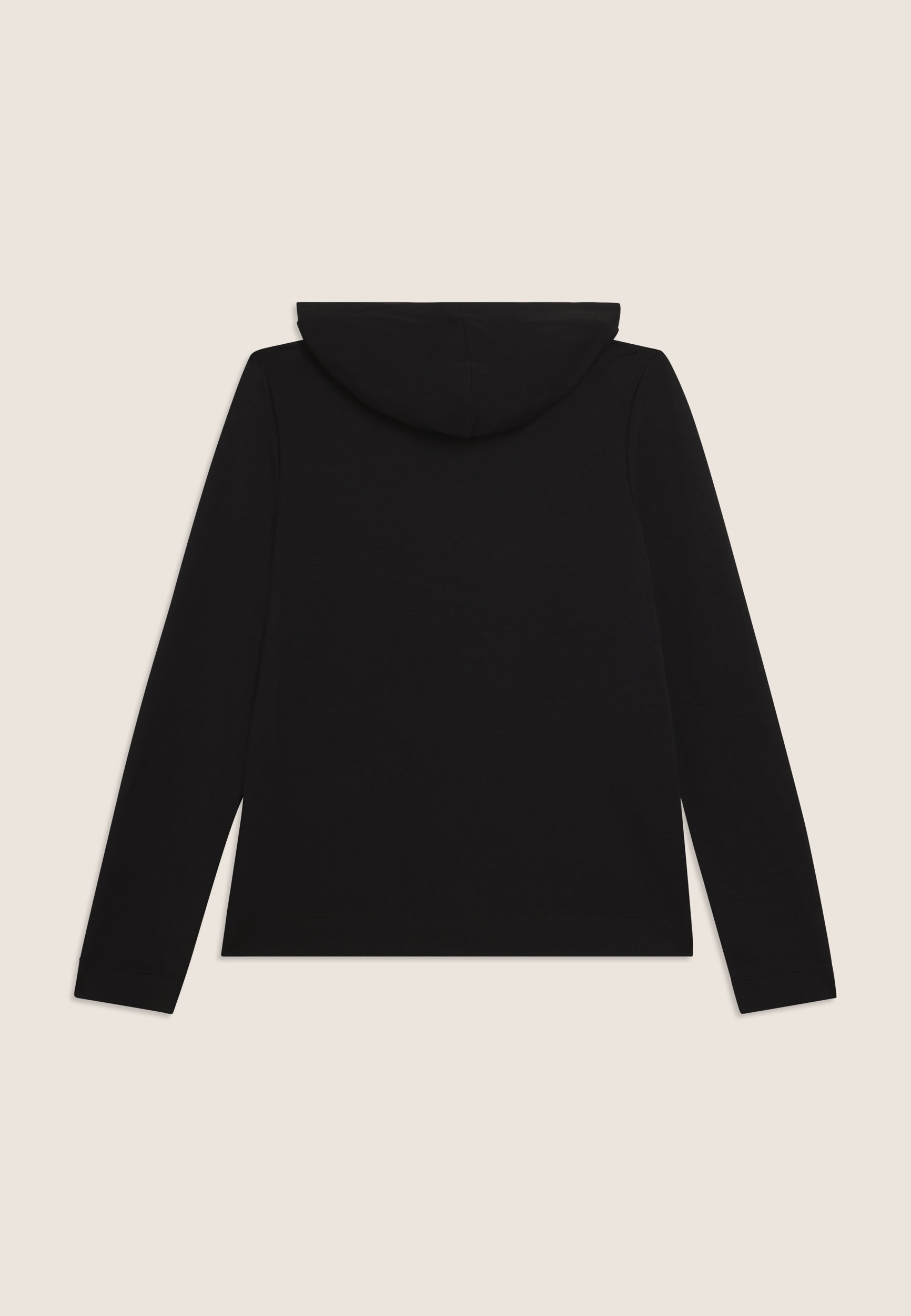 Freddy Felpa Full Zip con Cappuccio e Strass Nero