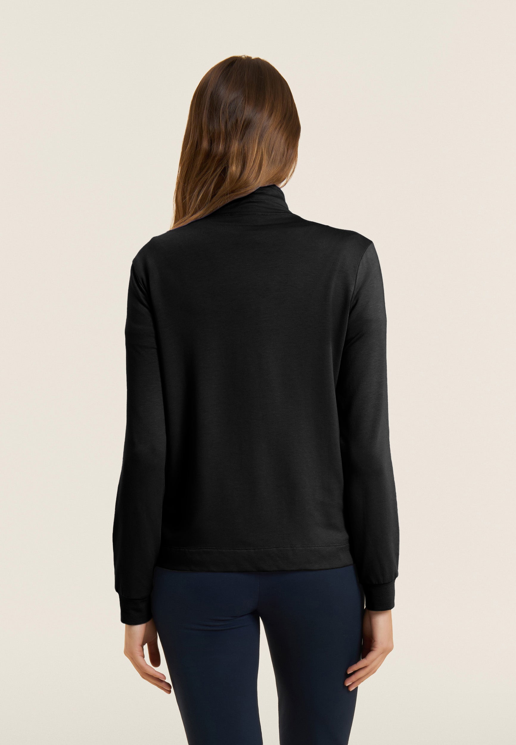 Freddy Felpa Zip Collo Alto con Logo in Strass Nero