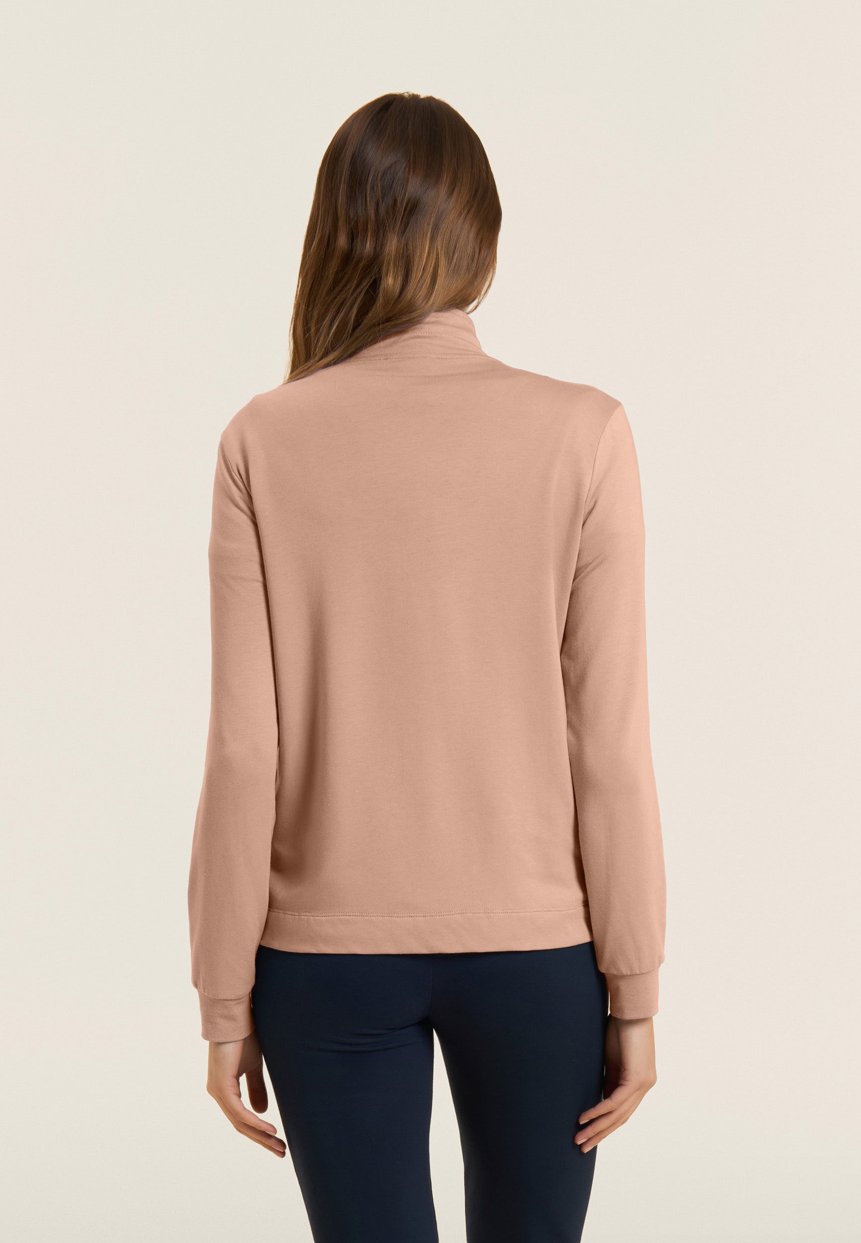 Freddy Felpa Zip e Collo Alto con Logo in Strass Beige