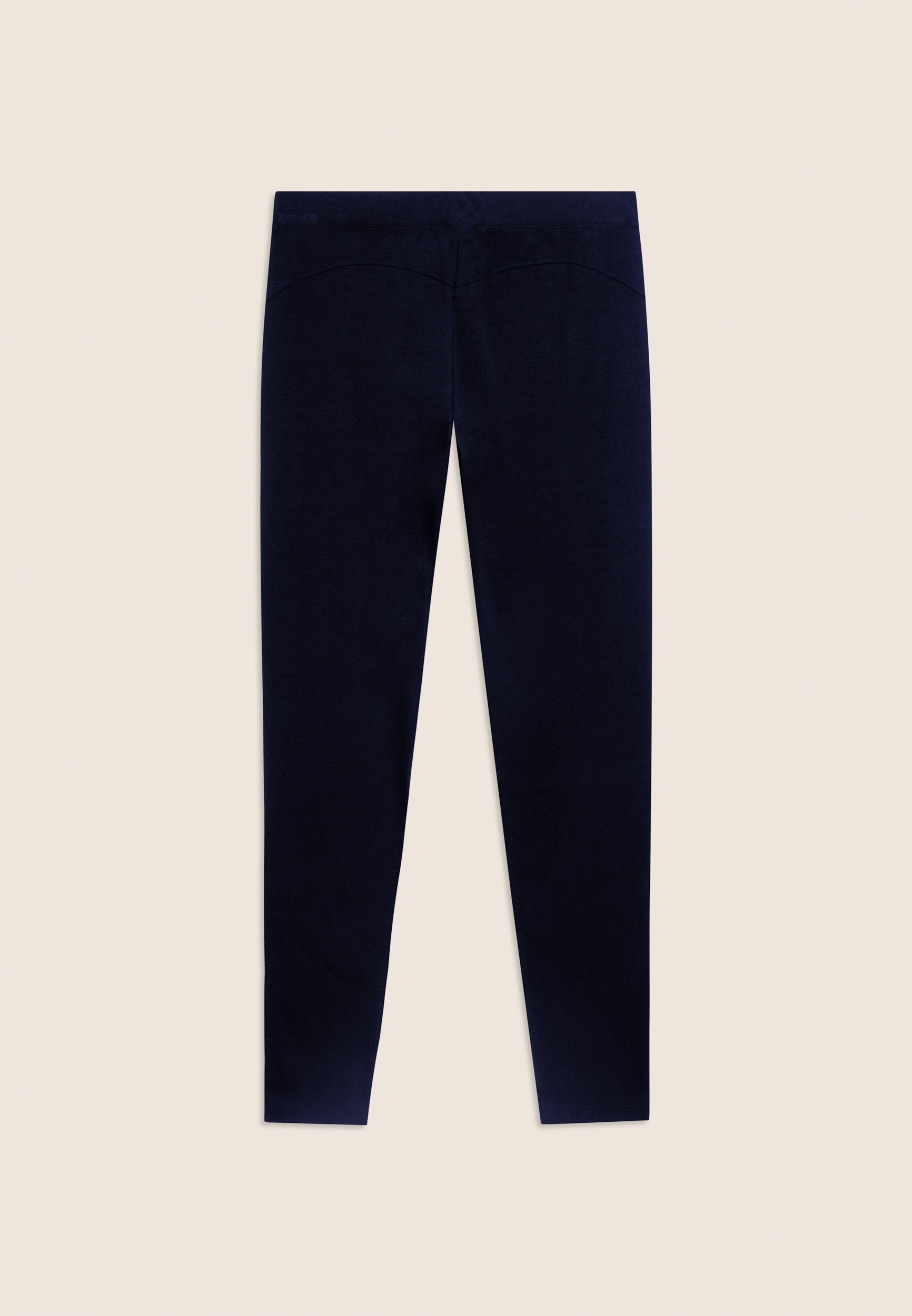 Freddy Leggings Leggings 7/8 con Cuciture a Cuore in Jersey pesante Blu