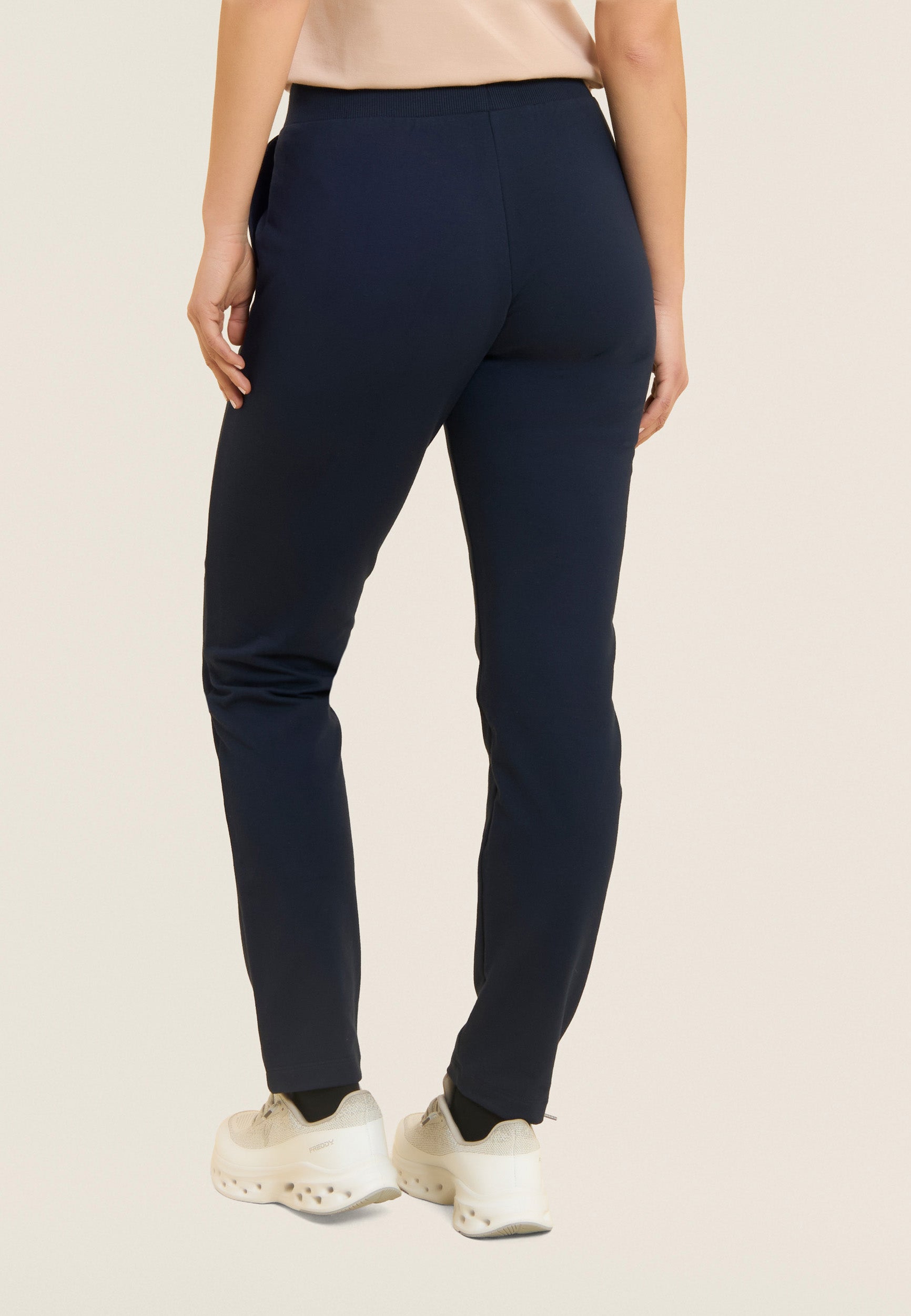 Freddy Pantalone a Fondo Dritto con Coulisse Blu