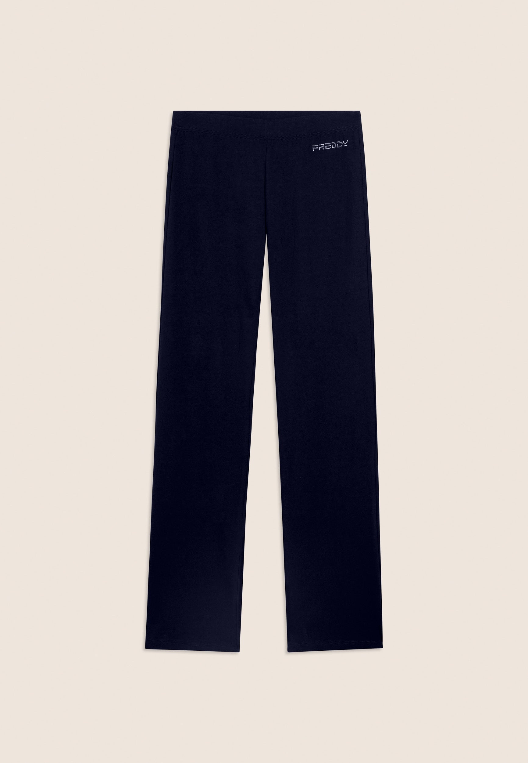 Freddy Pantalone Gamba Dritta con Cuciture a Cuore Blu