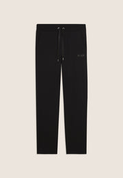Freddy Pantalone in Felpa Leggera Garzata con Logo Strass Nero