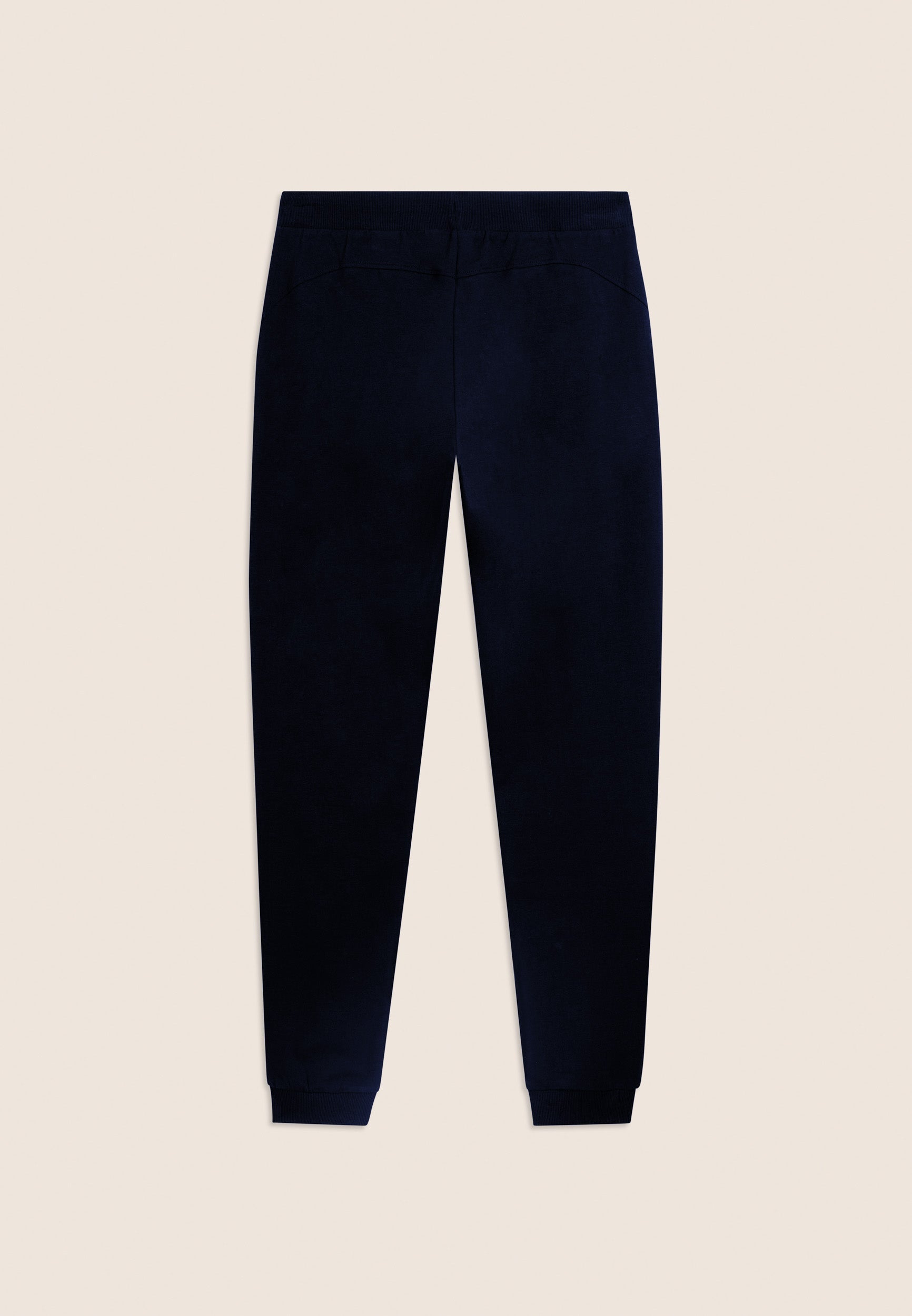 Freddy Pantalone Pantaloni Sportivi con Polsini e Vita in Costina Blu