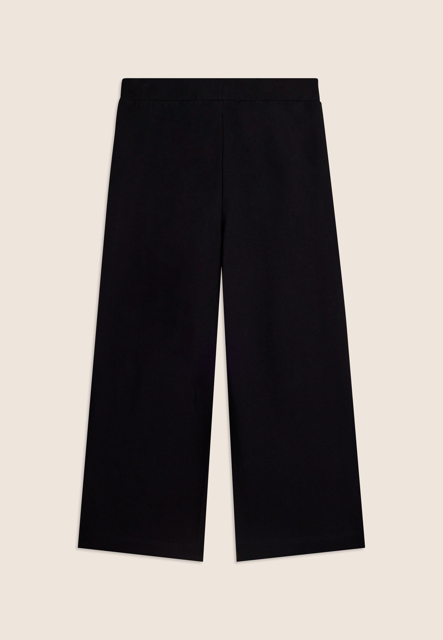 Freddy Pantalone Sportivo Wide Leg Cropped MST Nero