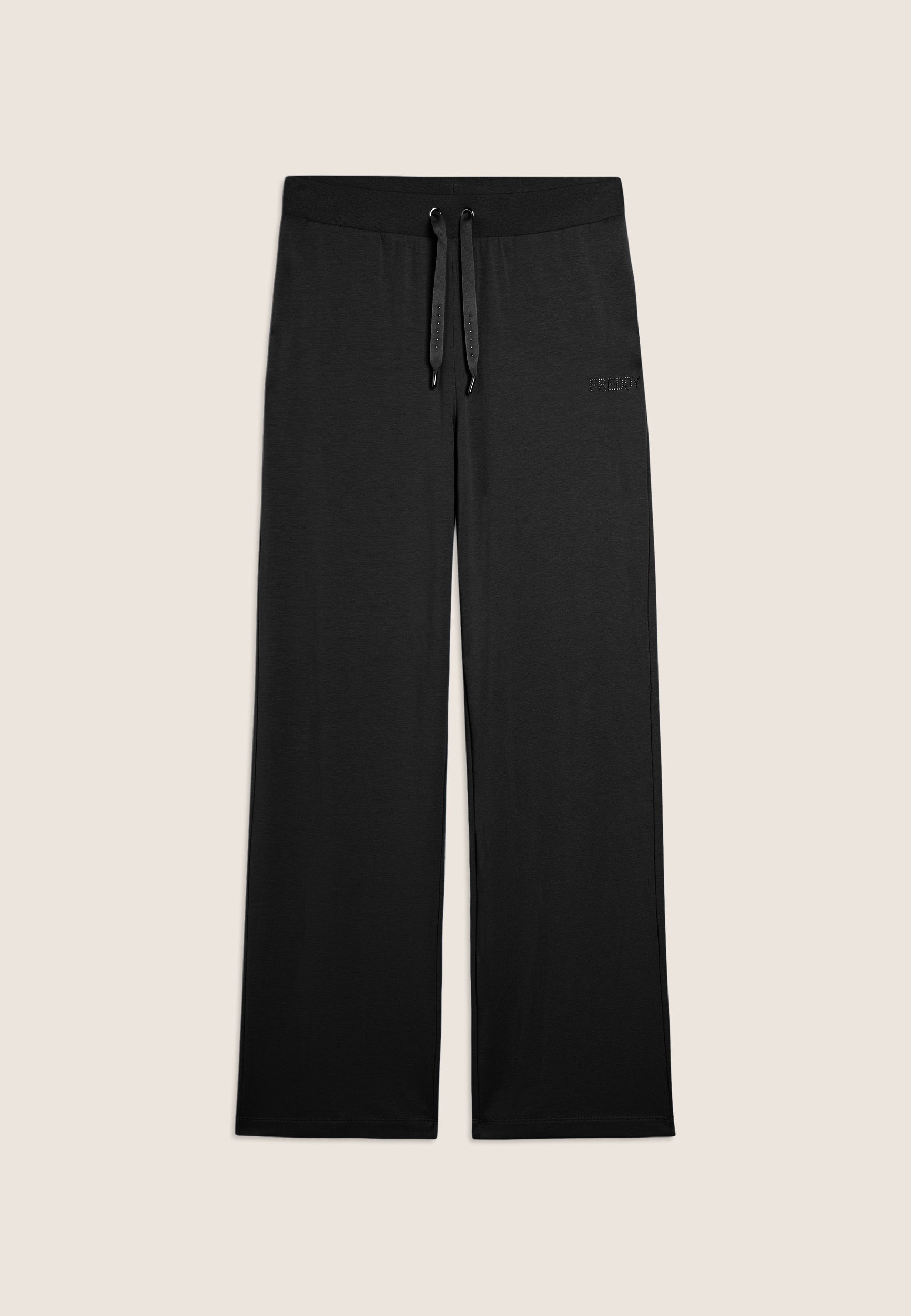 Freddy Pantalone Tuta Felpa Nero