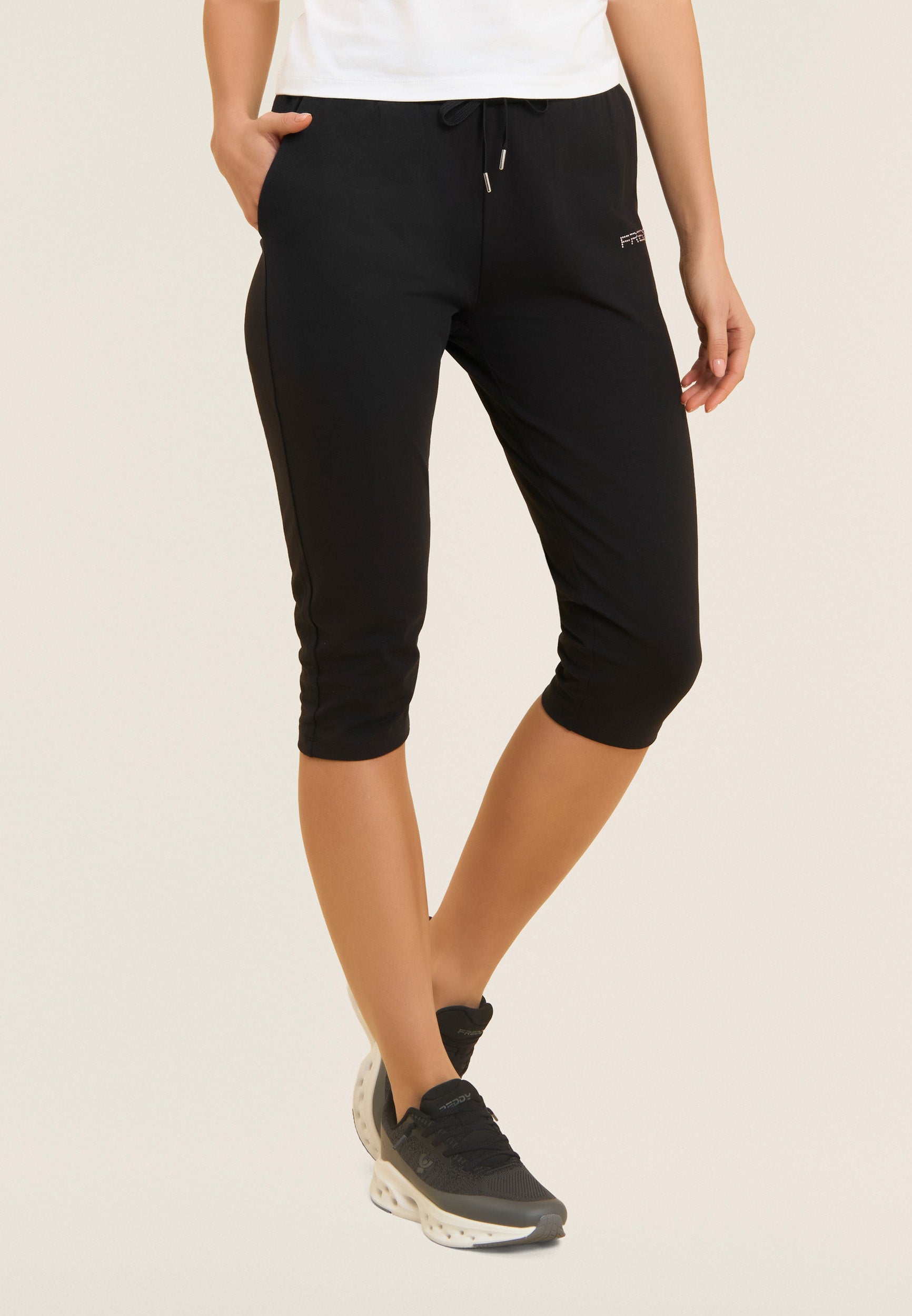 Freddy Pantaloni Corsaro con Coulisse Nero