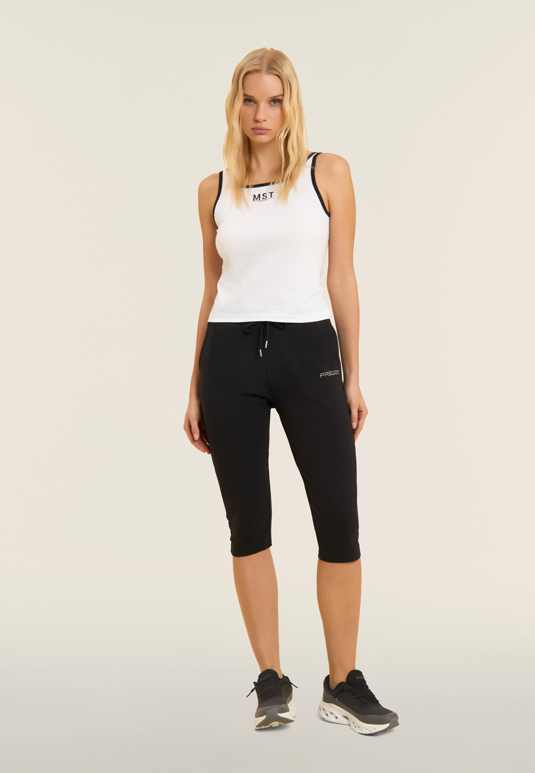 Freddy Pantaloni Corsaro con Coulisse Nero
