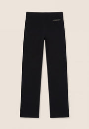 Pantaloni Regular a Gamba Dritta con Cuciture a Cuore