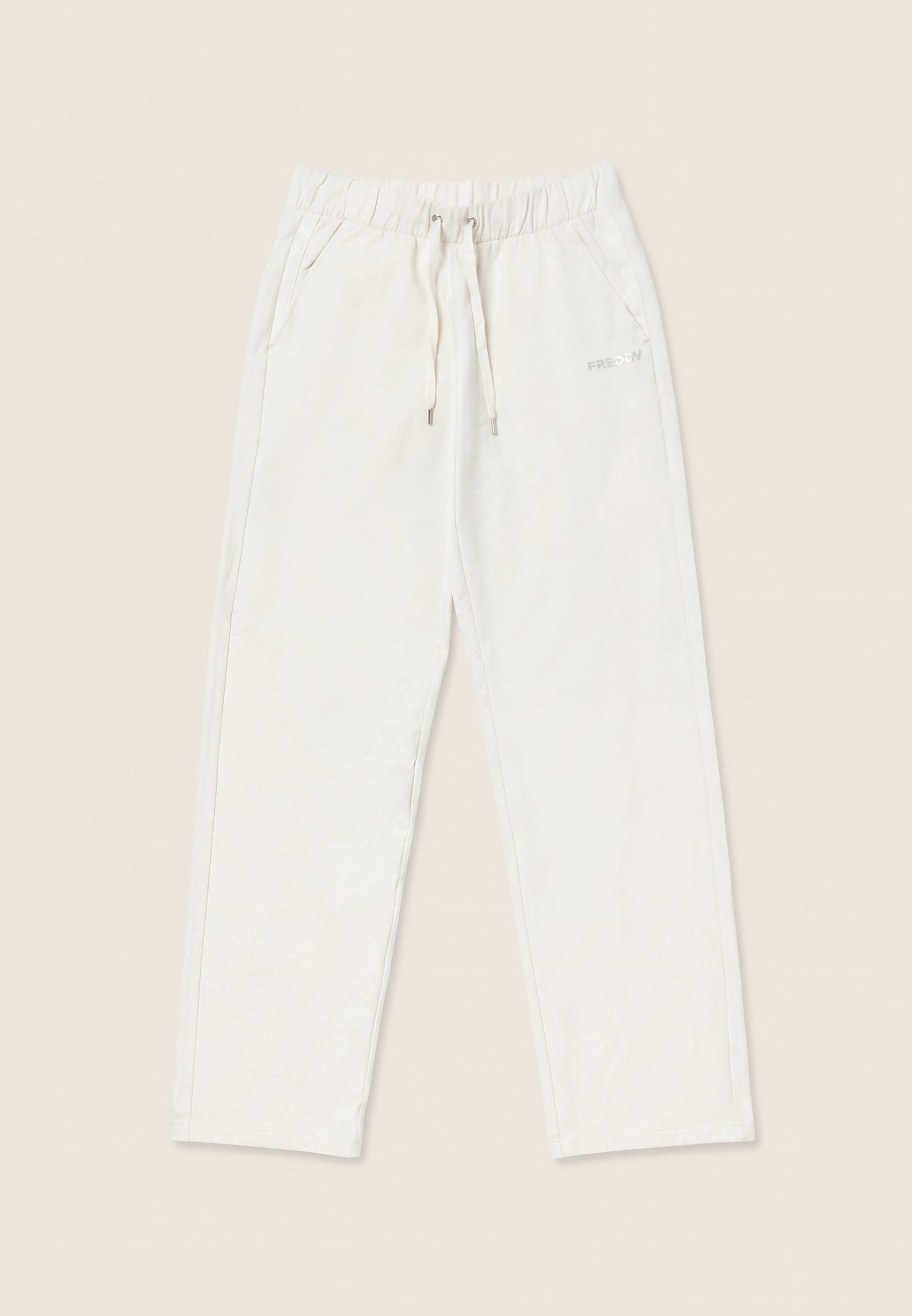 Pantaloni Regular Soft Touch con Logo Laterale