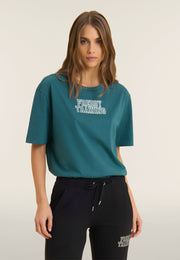 Pantaloni Sportivi Regular Fit in Maglia Elastica