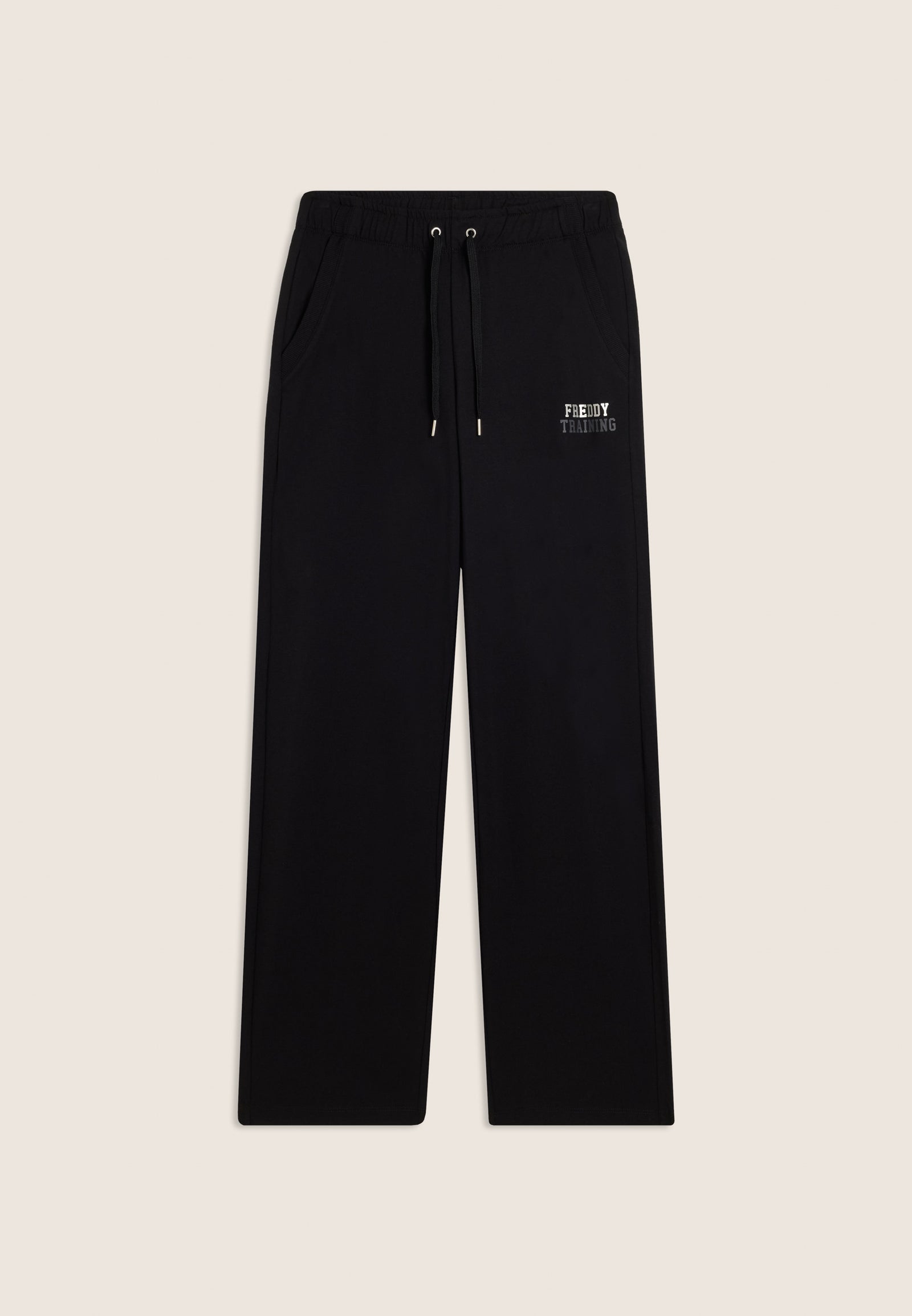 Pantaloni Sportivi Regular Fit in Maglia Elastica