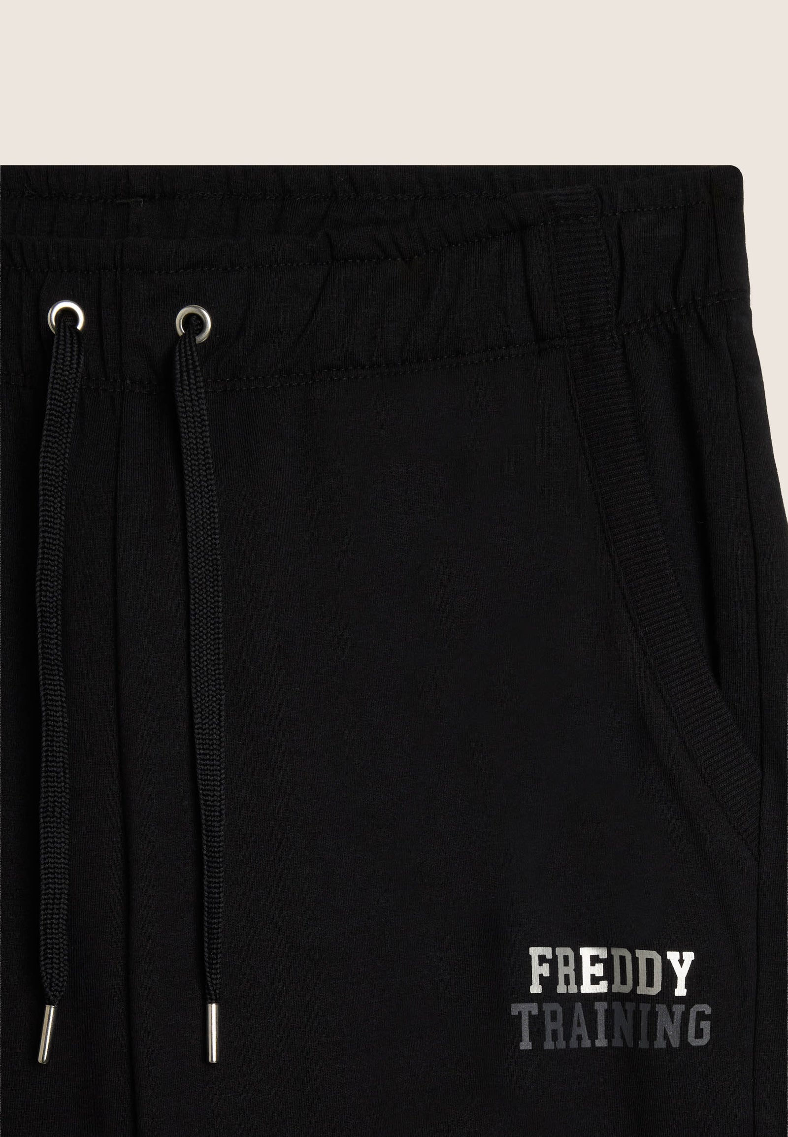 Pantaloni Sportivi Regular Fit in Maglia Elastica