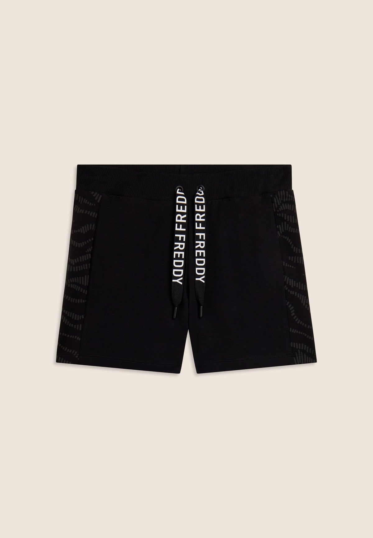 Shorts con Motivo Grafico e Logo