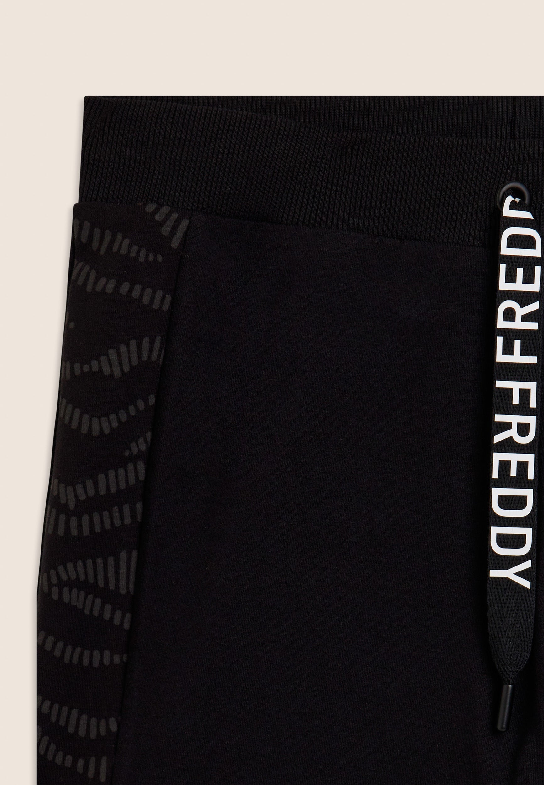 Freddy Shorts con Motivo Grafico e Logo Nero