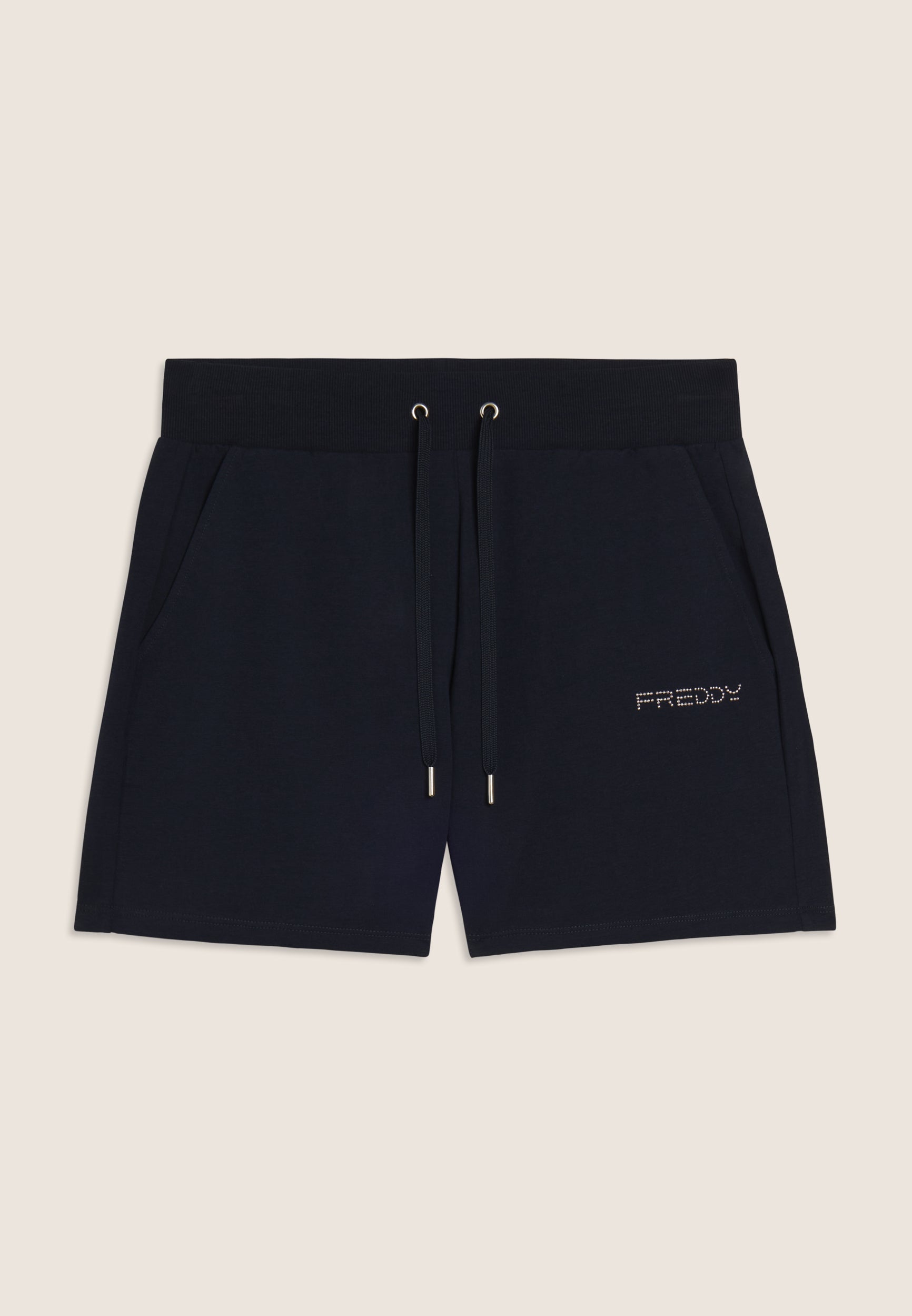 Freddy Shorts Sportivi in Jersey con Coulisse Blu