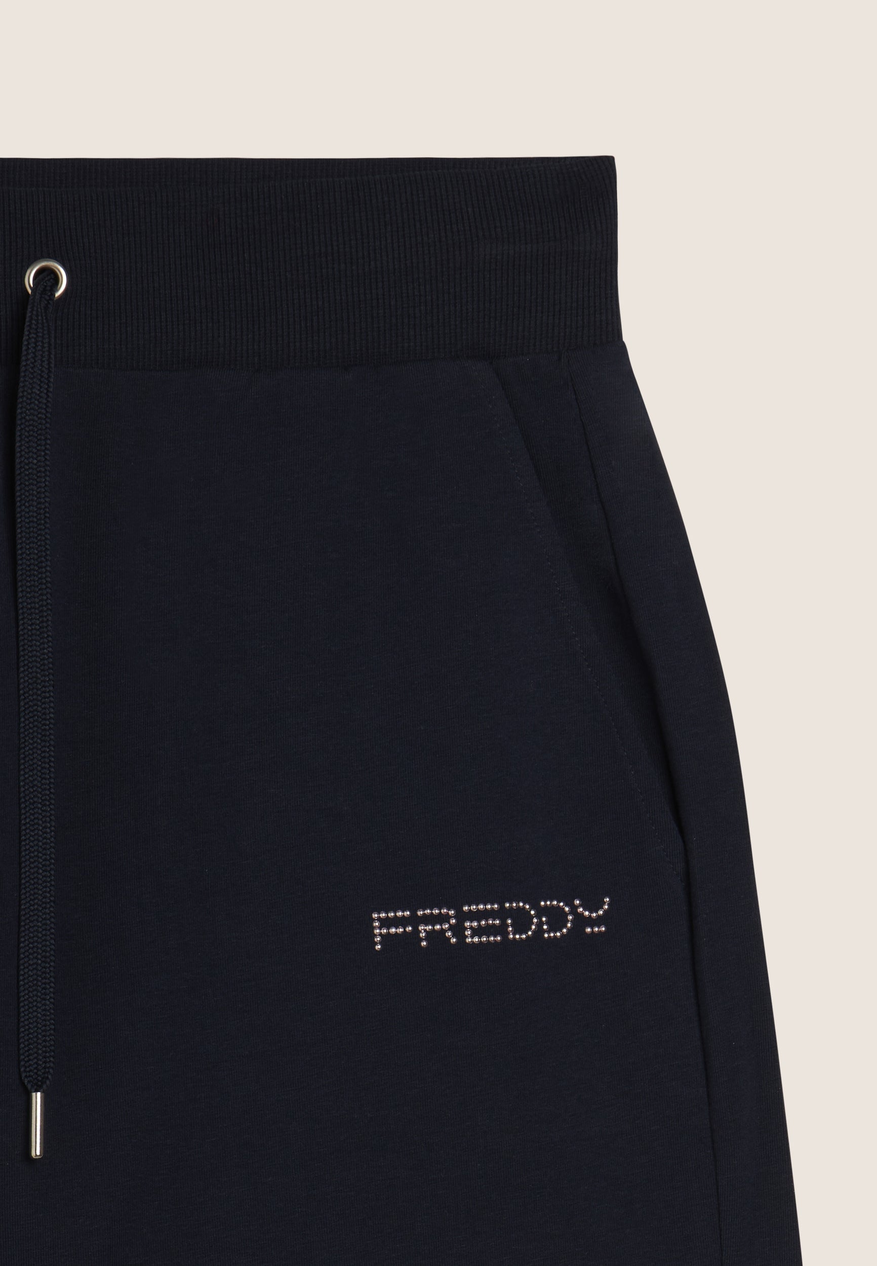 Freddy Shorts Sportivi in Jersey con Coulisse Blu