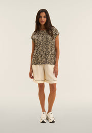 Freddy T-Shirt Animalier Viscosa Grigio