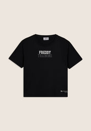 T-Shirt Comfort Fit Freddy Training con Dettagli Brillanti