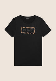 Freddy T-Shirt con Grafica Animalier Nero