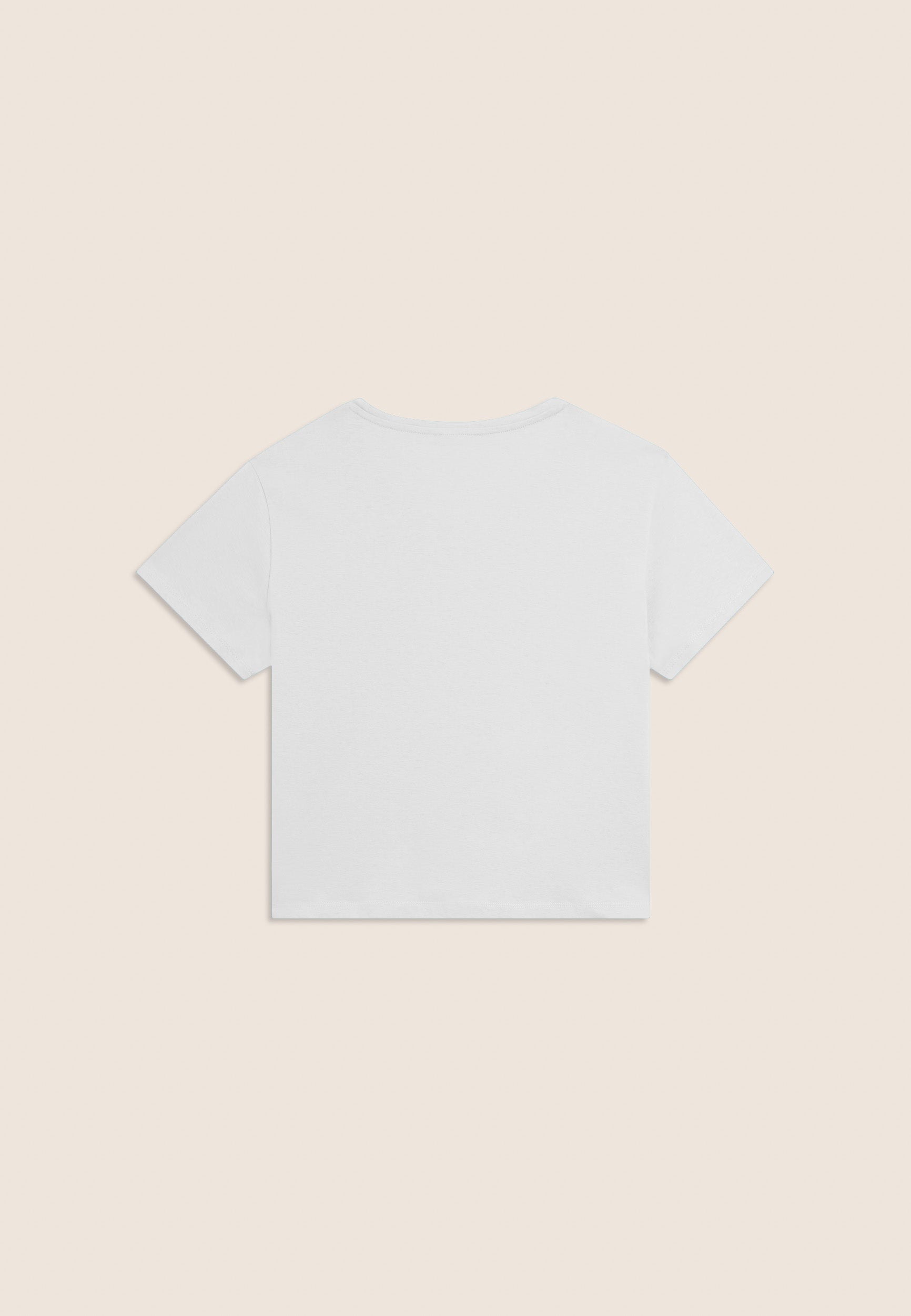 Freddy T-shirt Cropped con Piccolo Logo Bianco