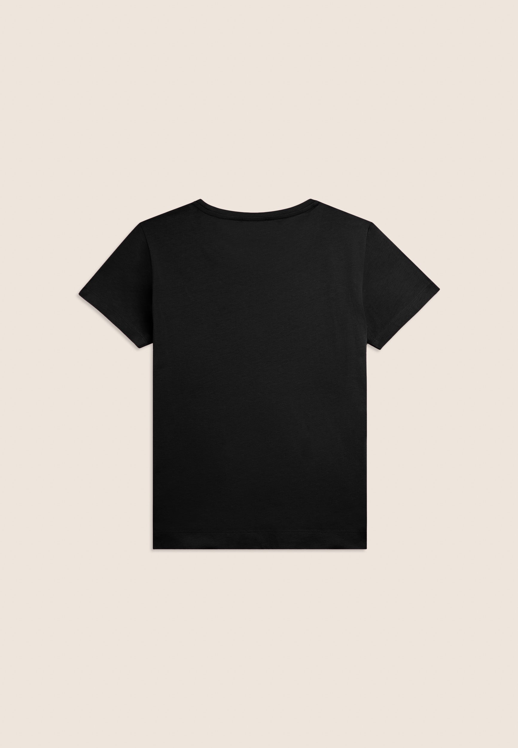 Freddy T-Shirt Logo su Grafica Ondulata Nero