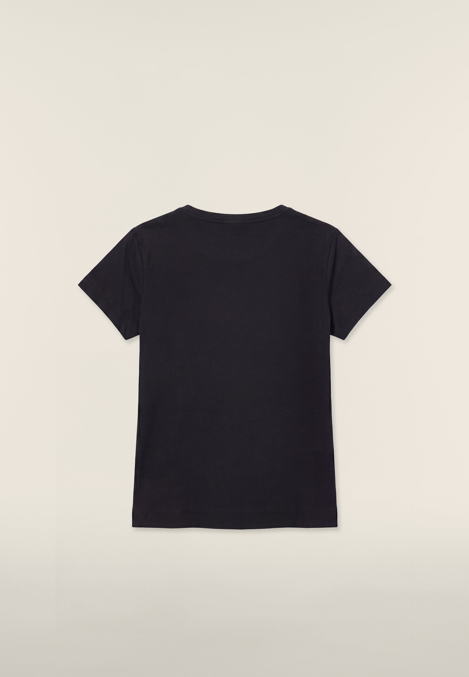 T-Shirt Regular con Logo Stampato Oro e Borchie