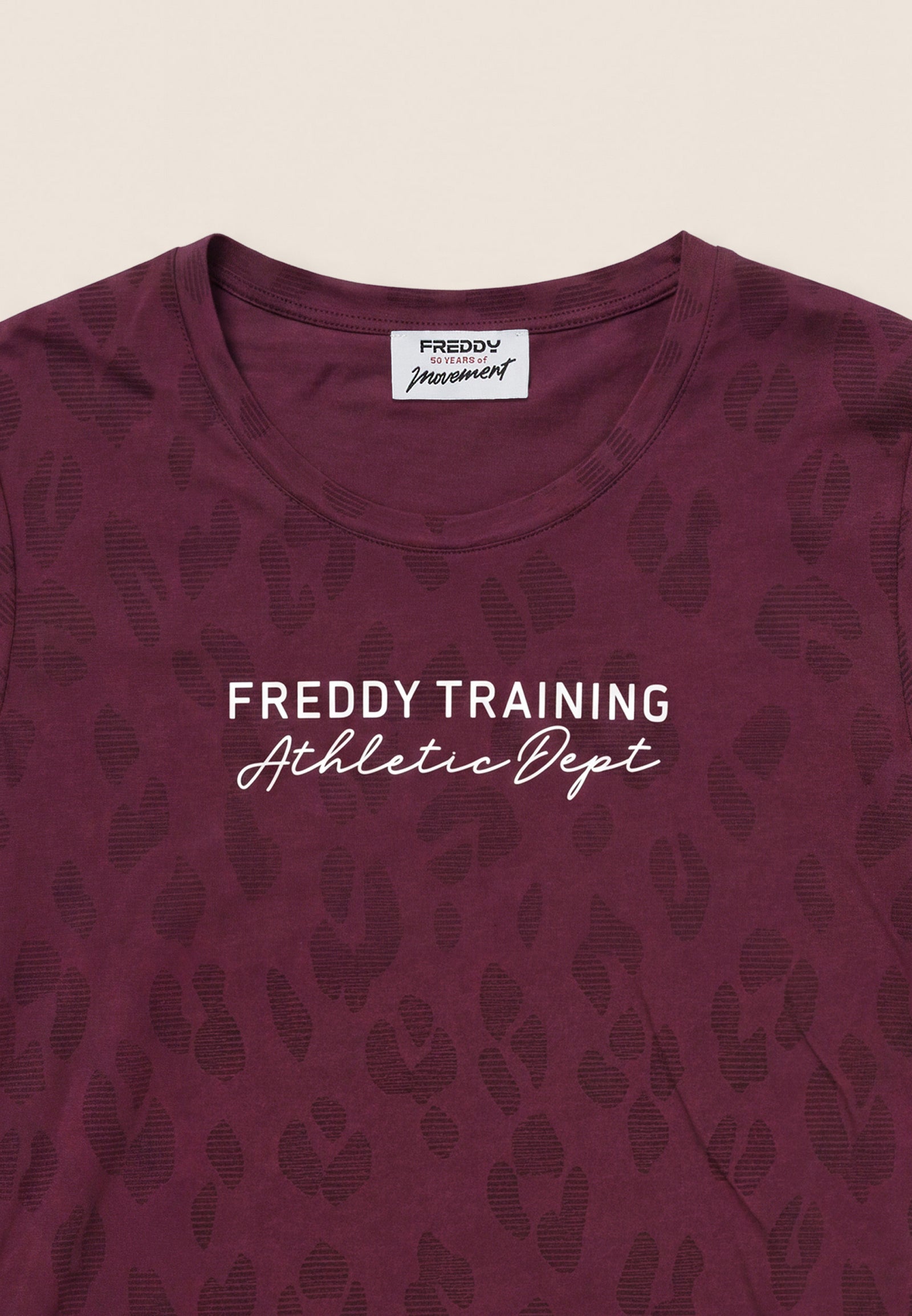 T-Shirt Regular con Stampa Leopardo