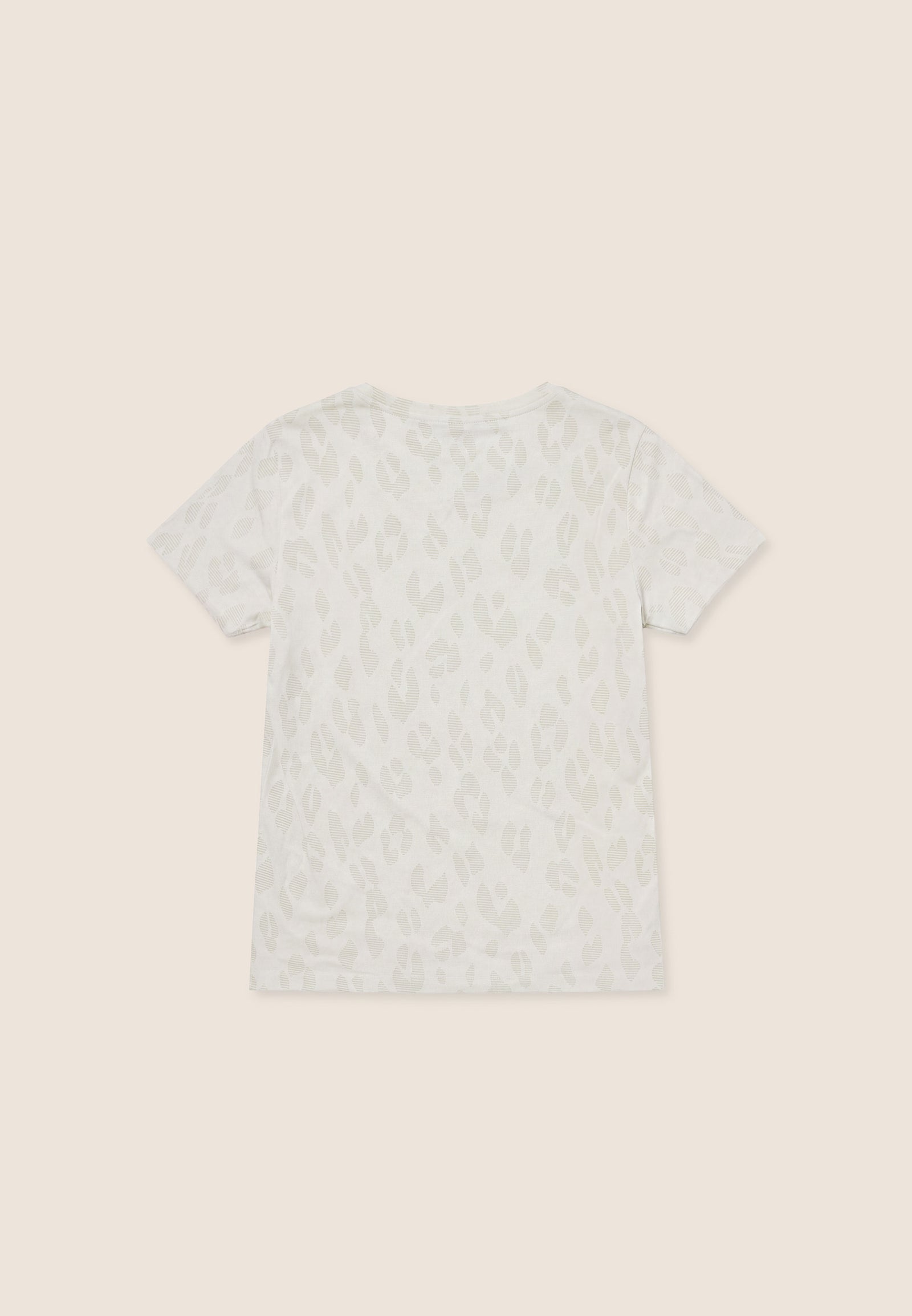 T-Shirt Regular con Stampa Leopardo