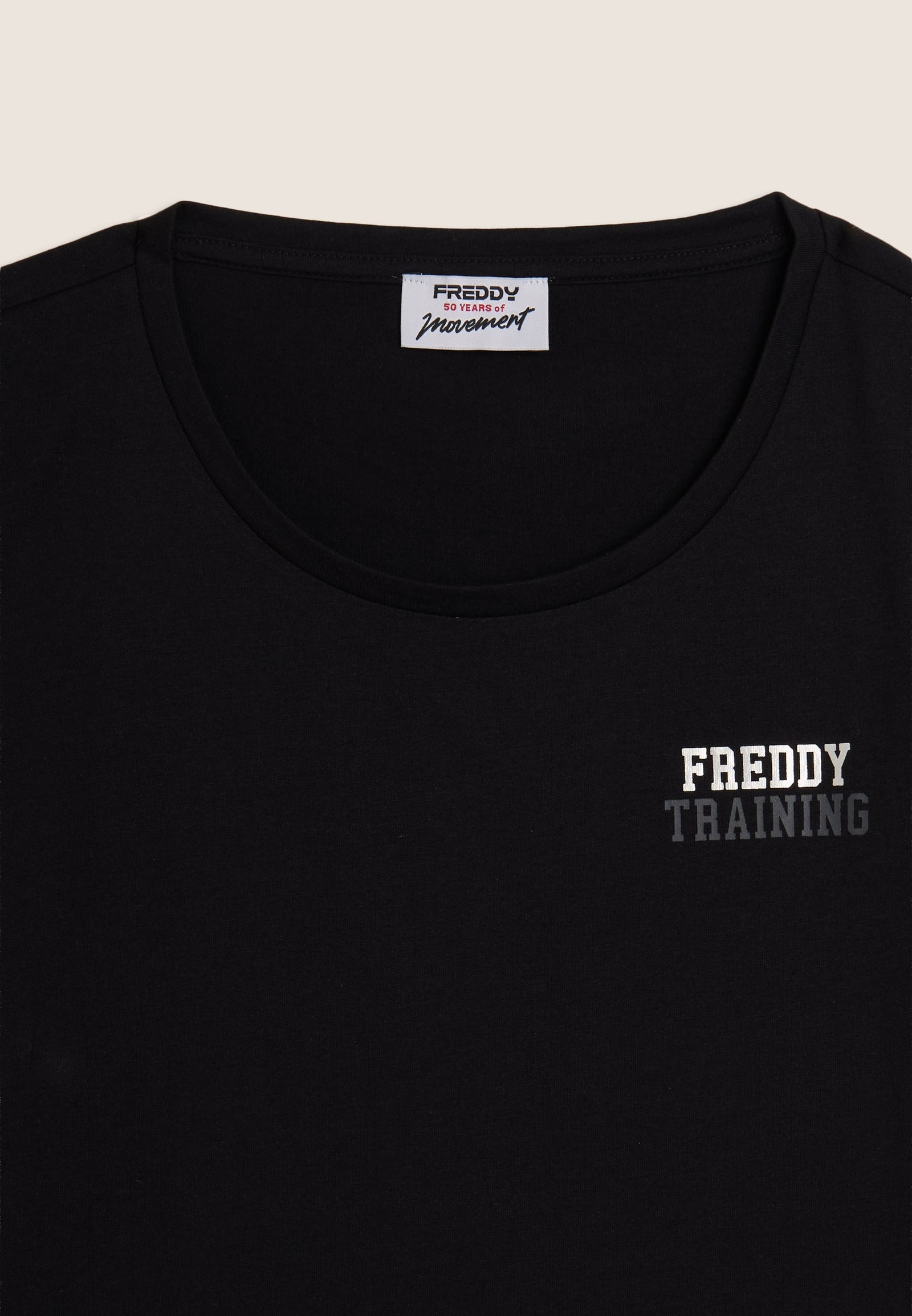 T-Shirt Regular Fit Freddy Training con Glitter