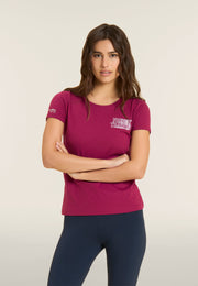 T-Shirt Regular Fit Freddy Training con Glitter