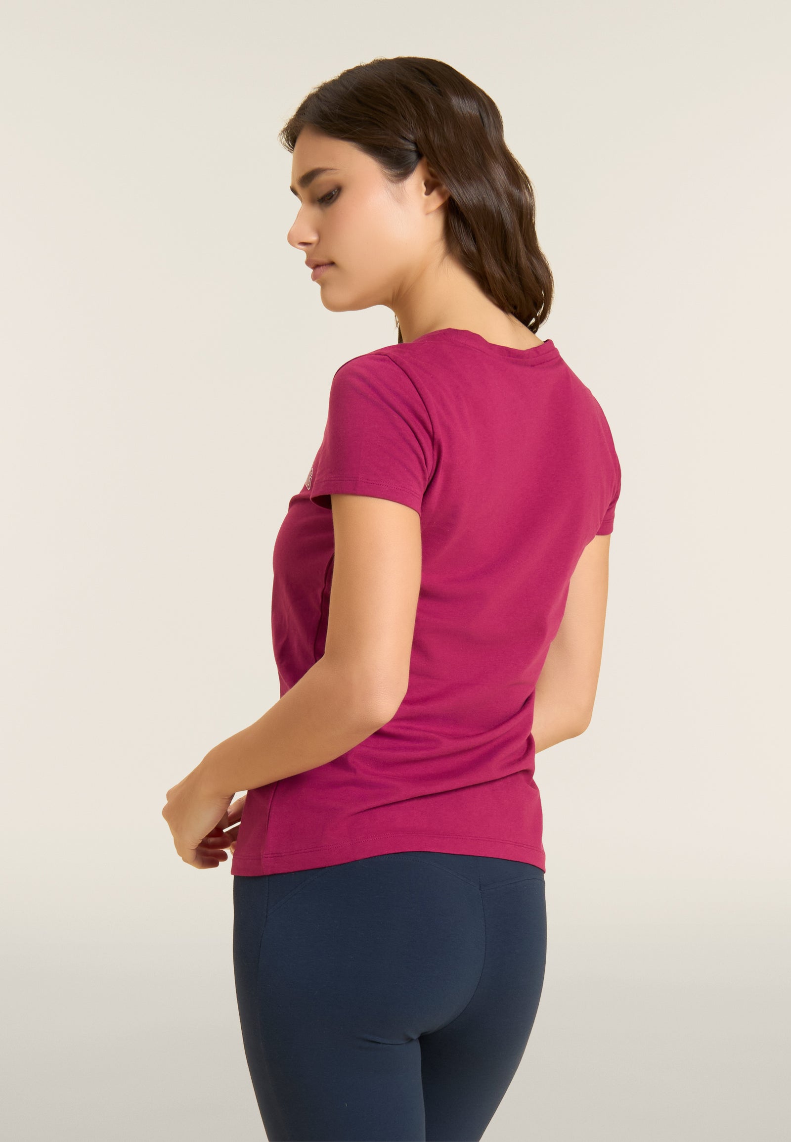 T-Shirt Regular Fit Freddy Training con Glitter