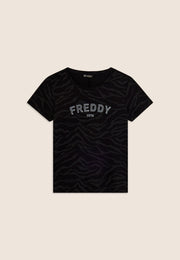 Freddy T-Shirt Stampata con Logo 1976 Multicolor