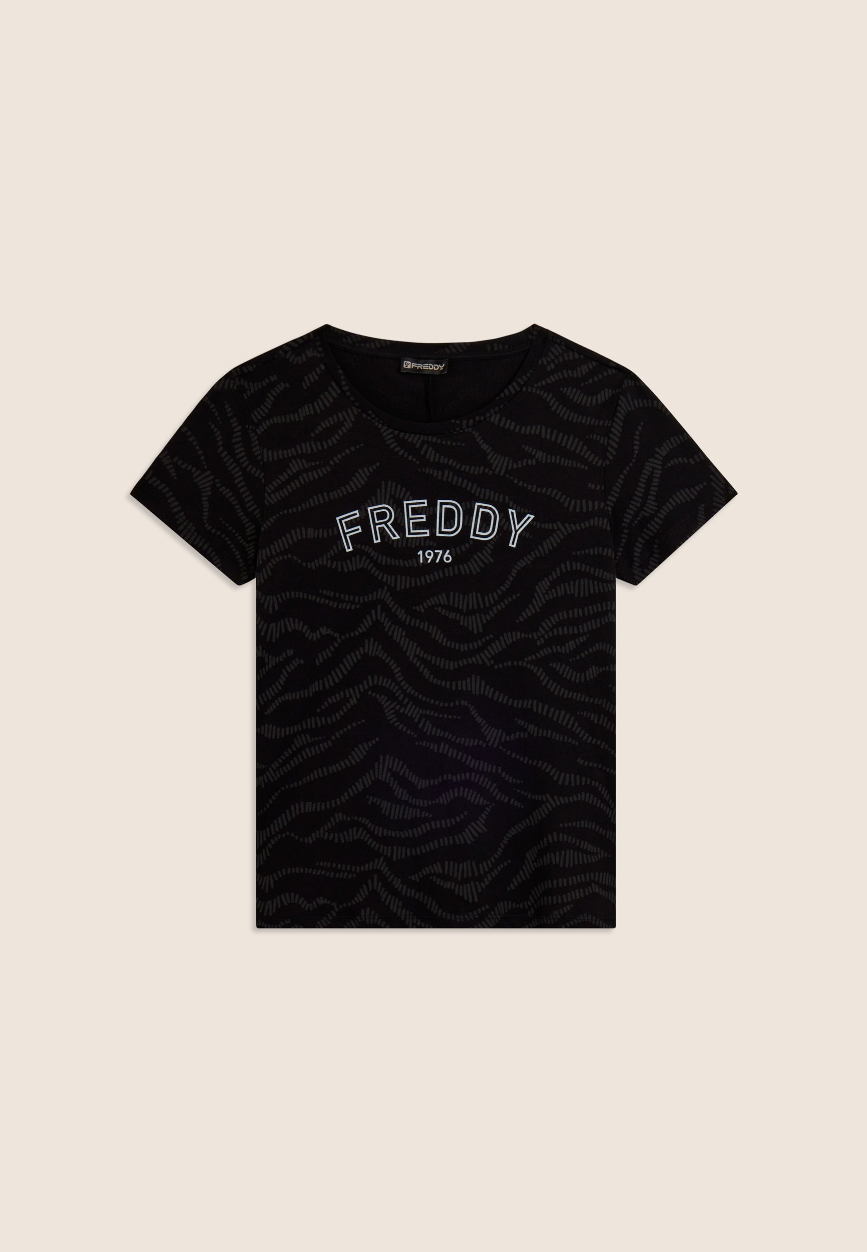 Freddy T-Shirt Stampata con Logo 1976 Multicolor