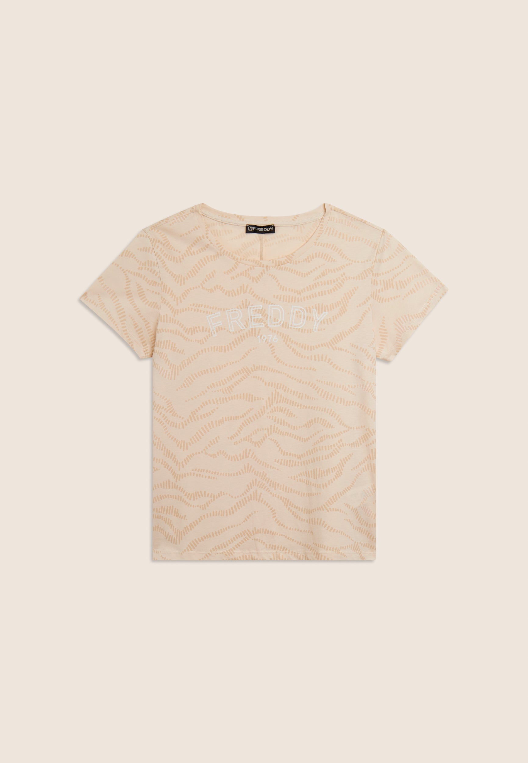 Freddy T-Shirt Stampata Logo 1976 Multicolor