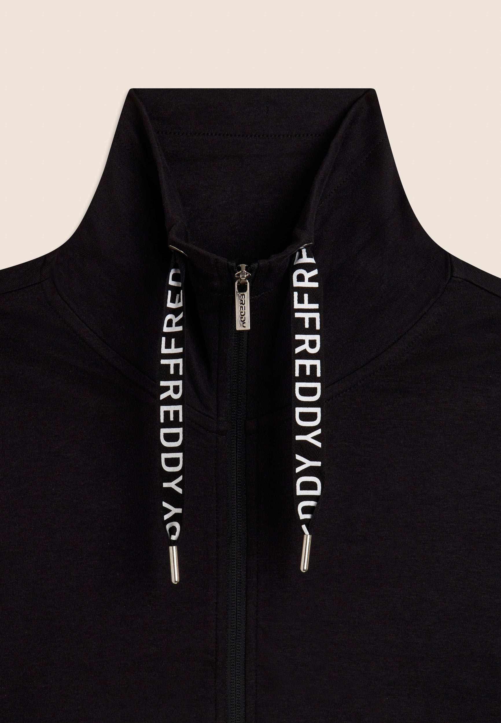 Freddy Tuta Zip e Wide Leg Nero