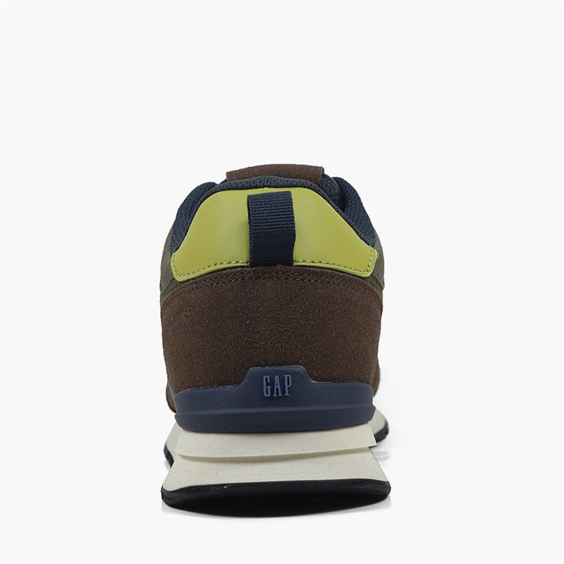 GAP Sneakers Run Spirit Marrone / Verde oliva – retro