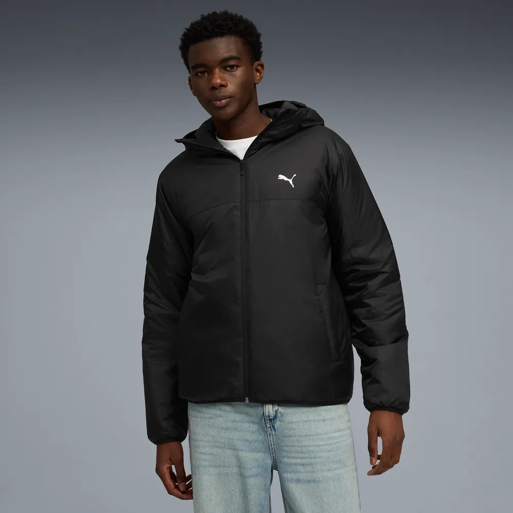 Giacca imbottita Essentials da uomo - Nero